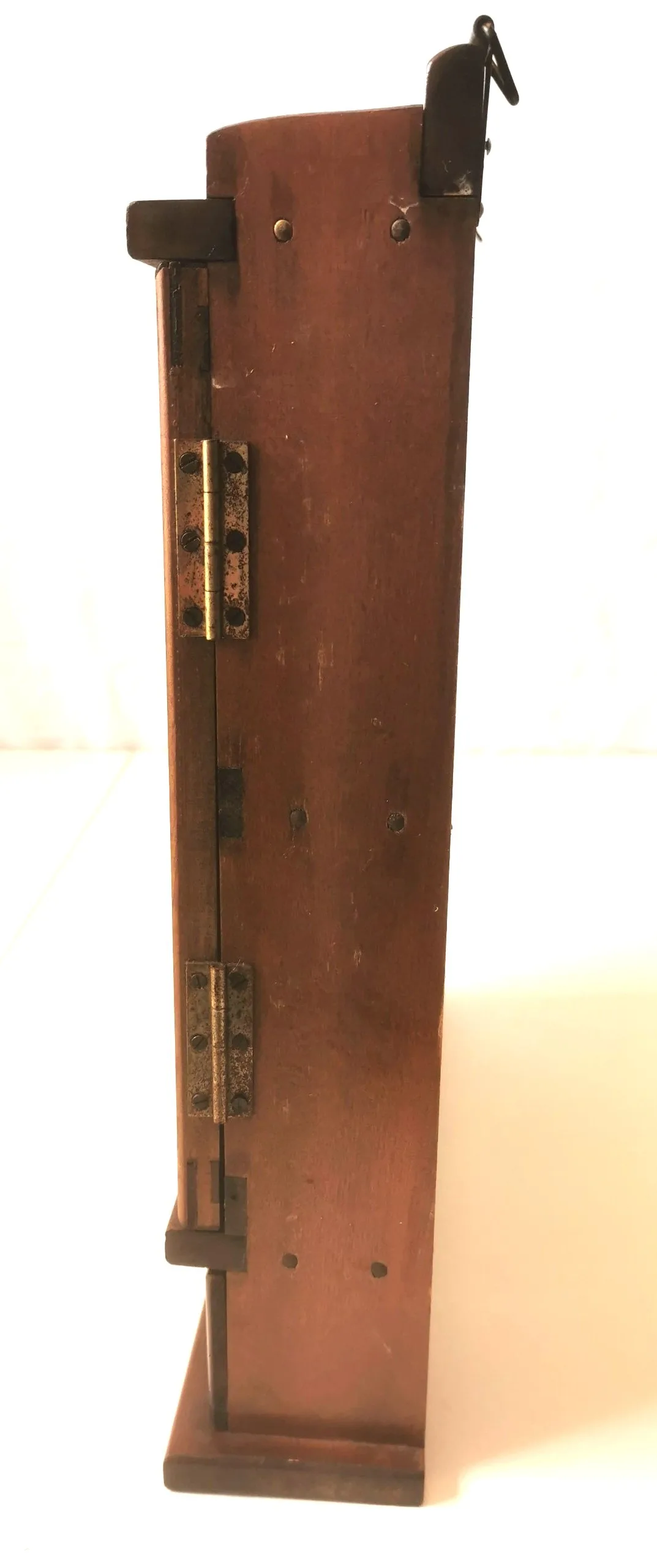 1960s Mini Curio Wood Cabinet Spice Rack Display Figurines Incl. image indicator(2)