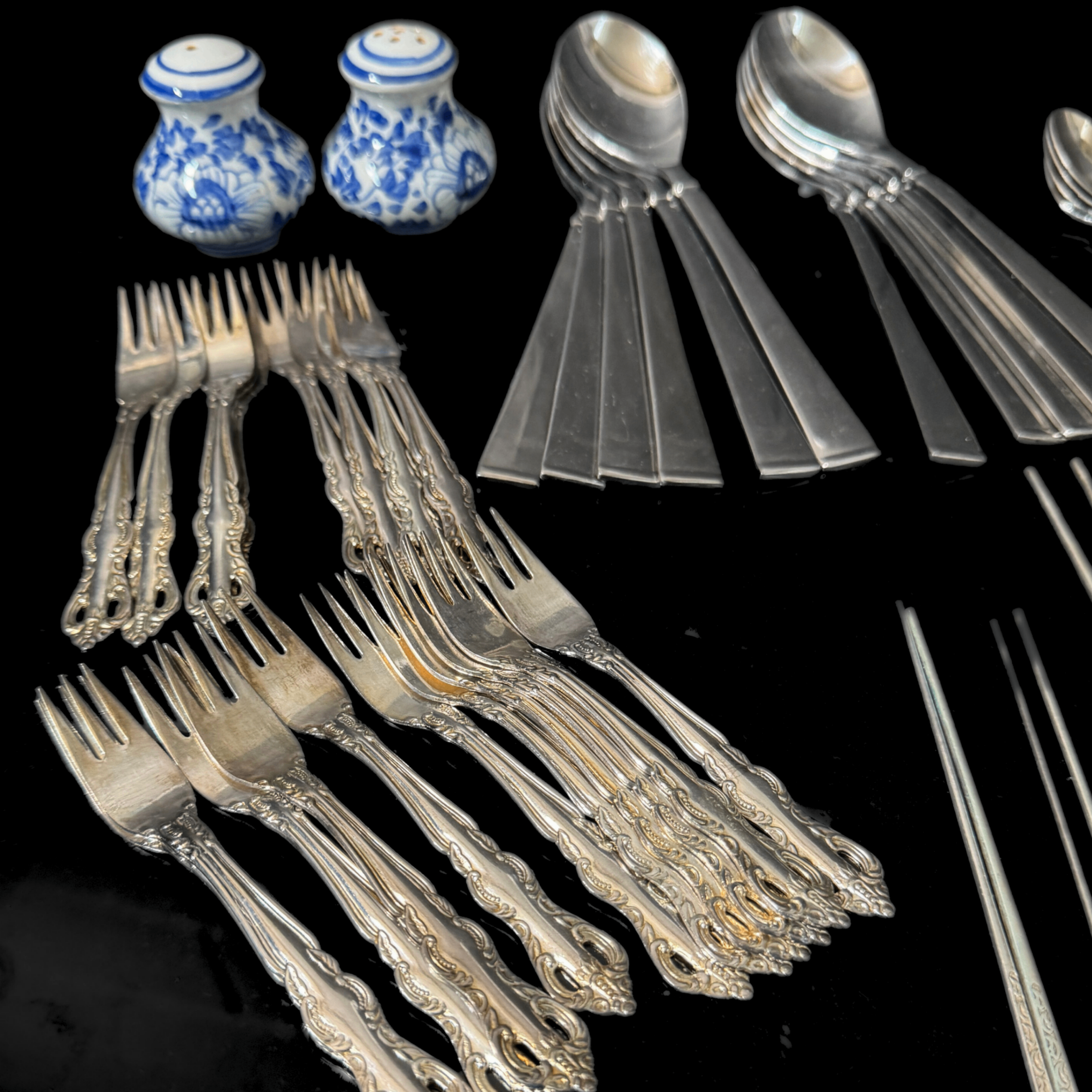 Vintage Silverware Set