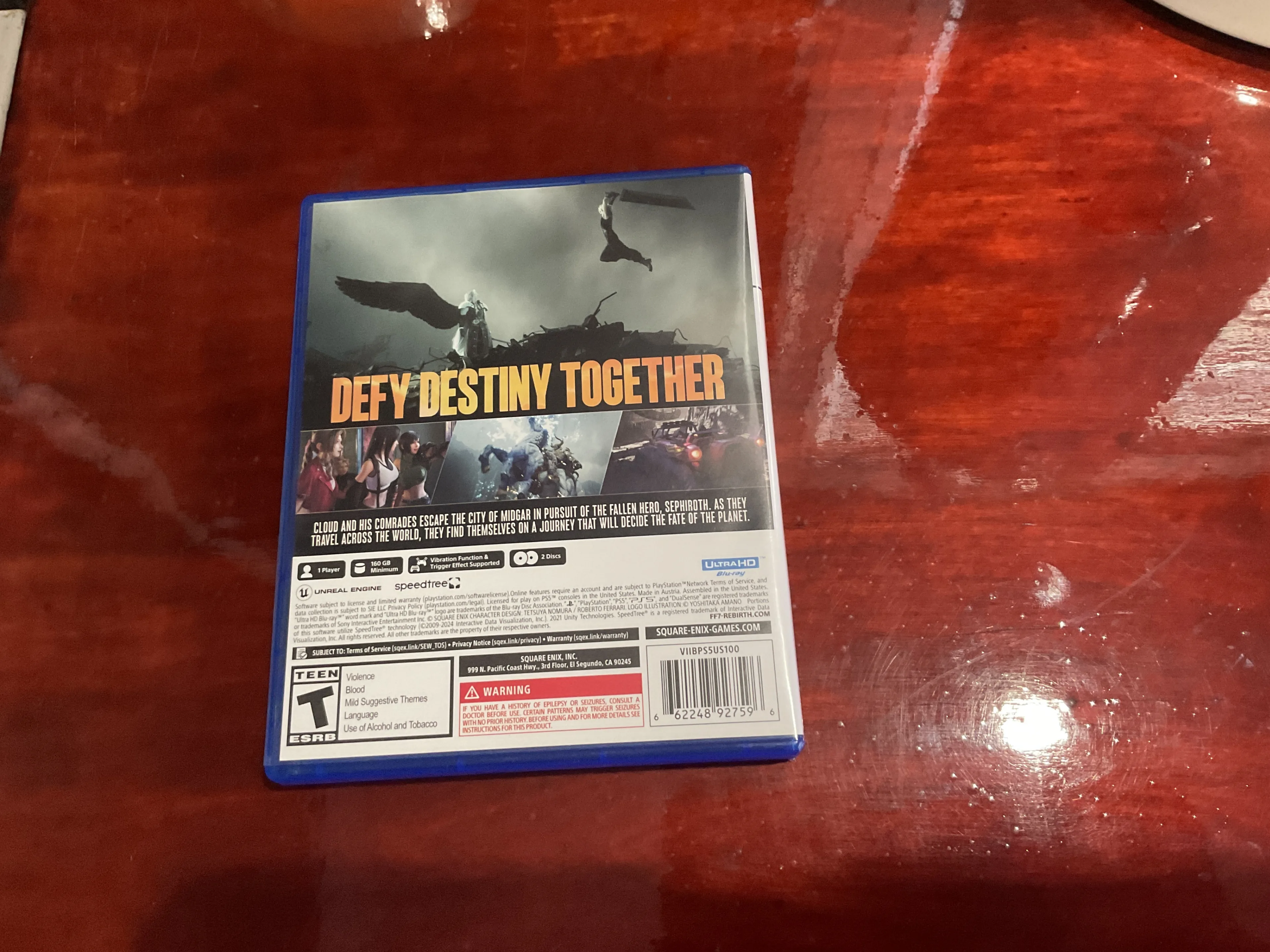 Final Fantasy VII Rebirth PS5 Game image indicator(2)