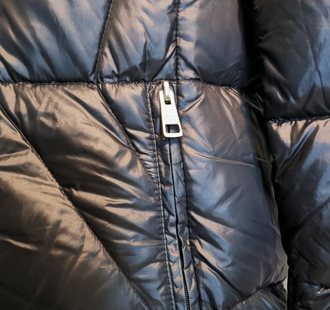 ANDREW MARC Women Blck Packable Duck Down Puffer Winter Jacket S image indicator(7)