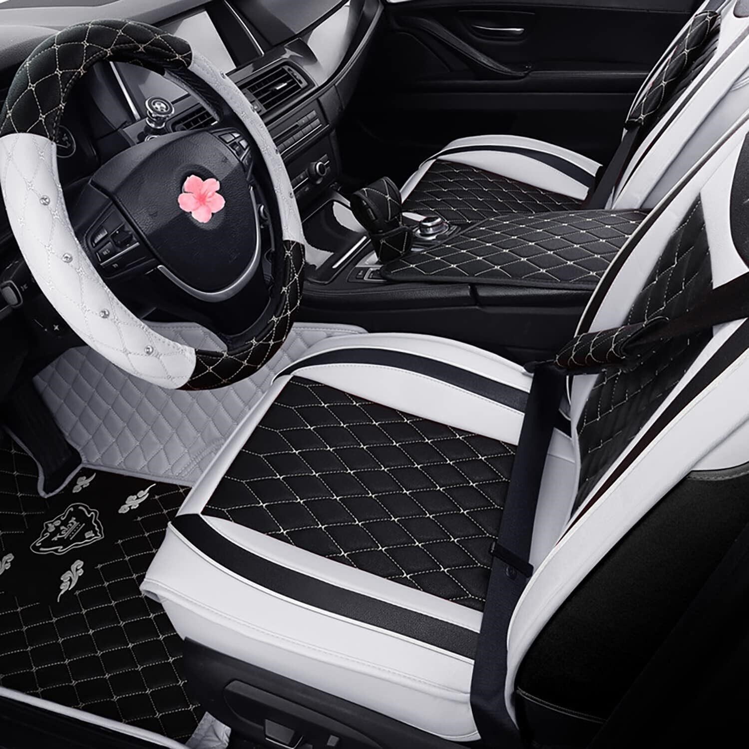 BRAND NEW  Universal Leather Car Seat Covers Full Set - photo 2