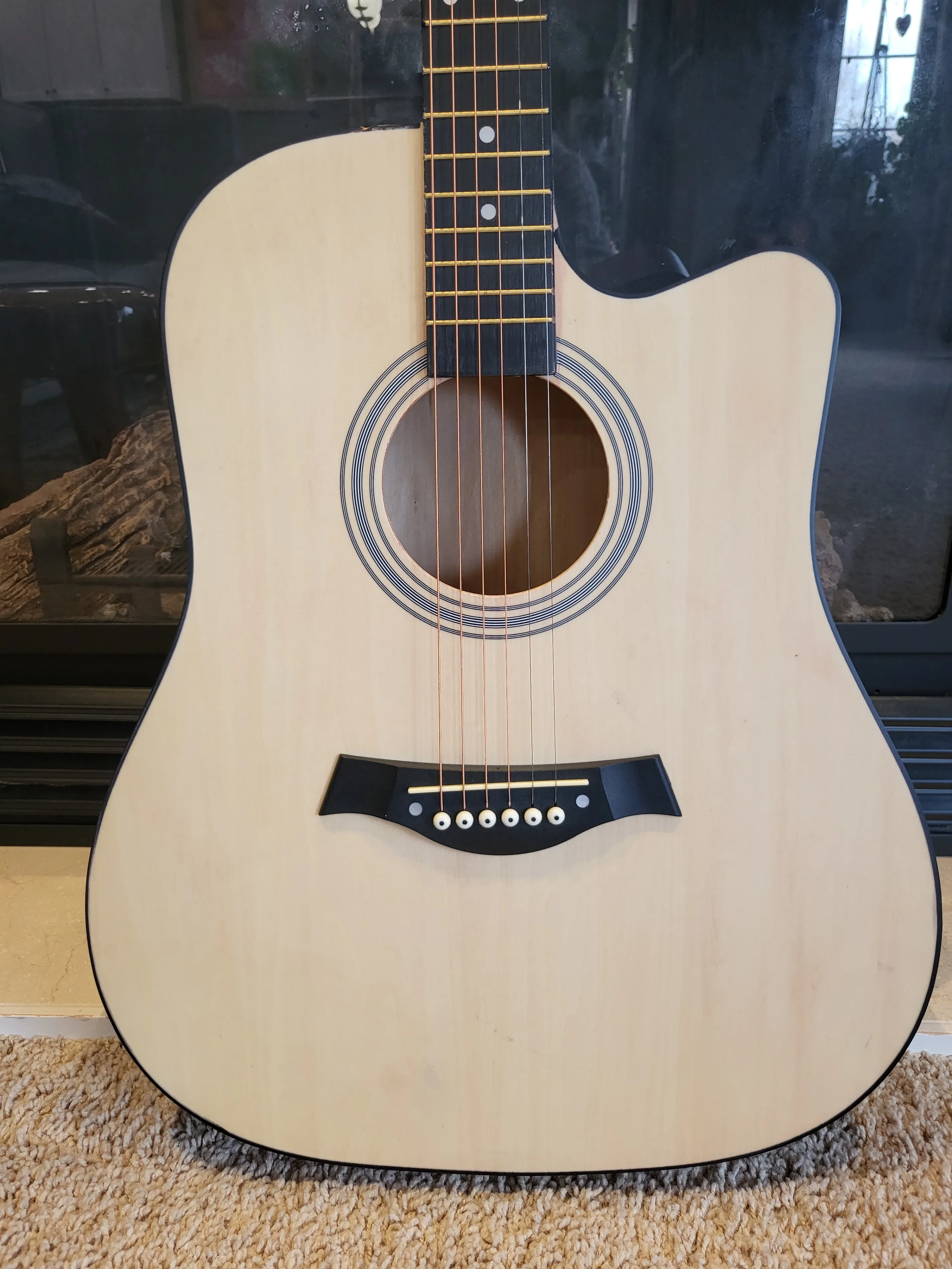 Brand New Beginner Acoustic Guitar Package Full Size image indicator(4)