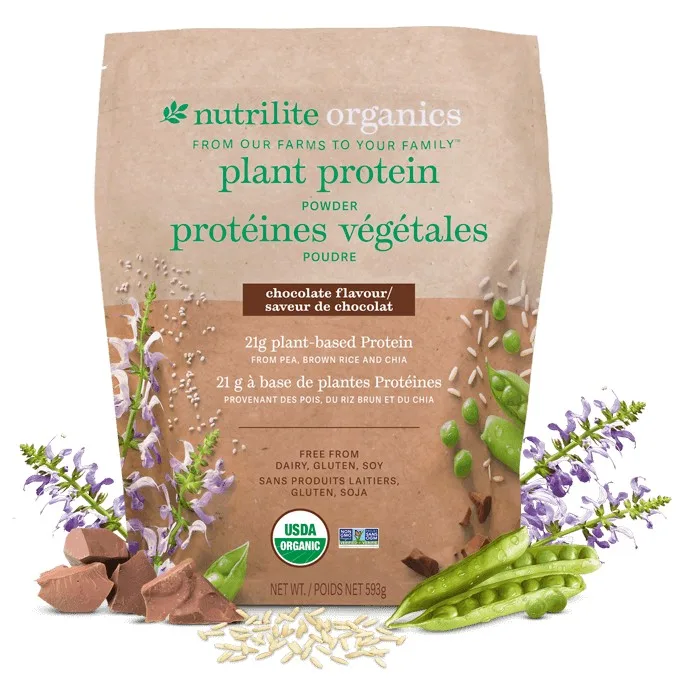 Nutrilite Organics Plant Protein Powder - Chocolate
