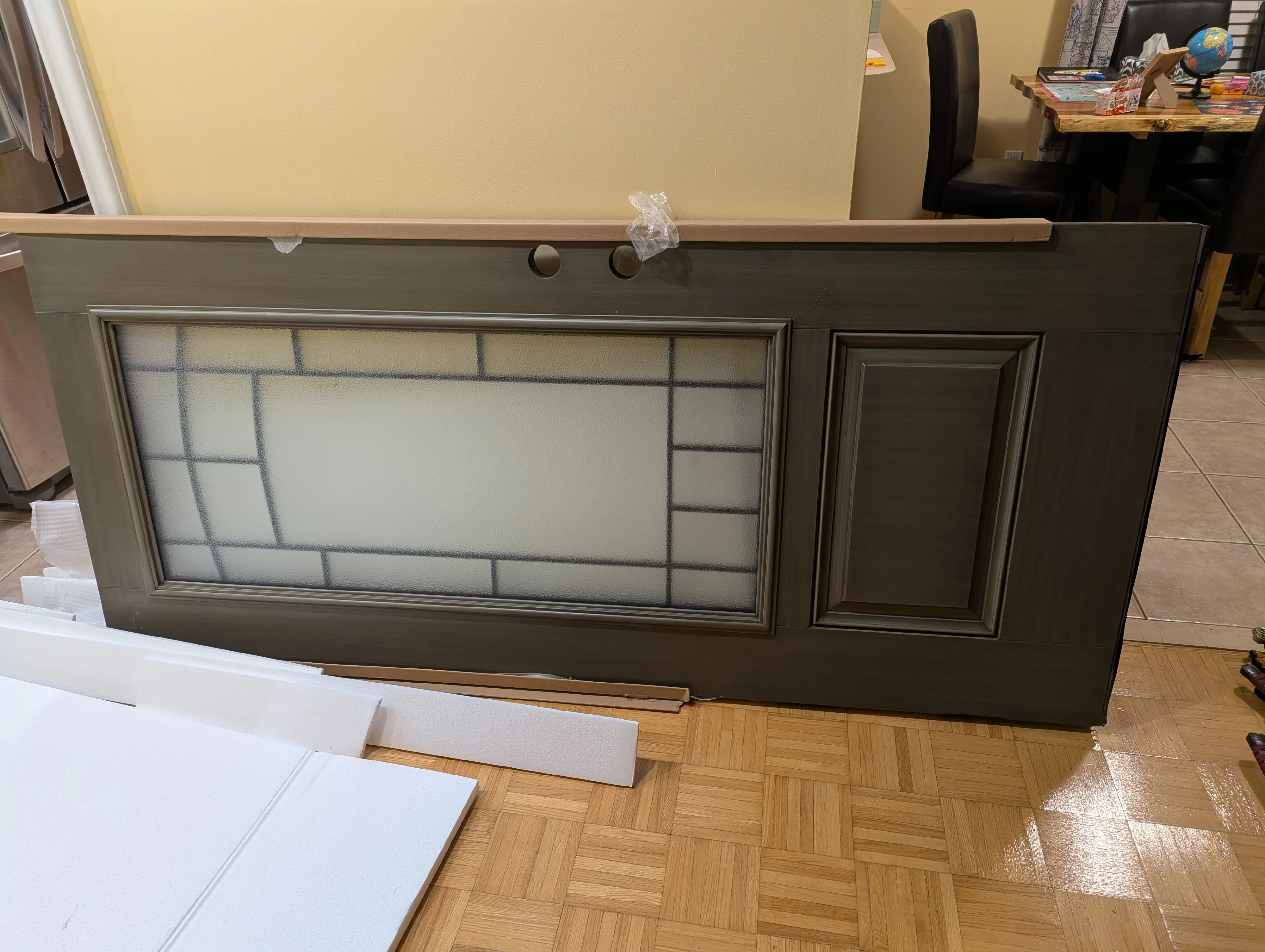 Frosted Painted Fibreglass Front Door - 36 x 80 image indicator(6)