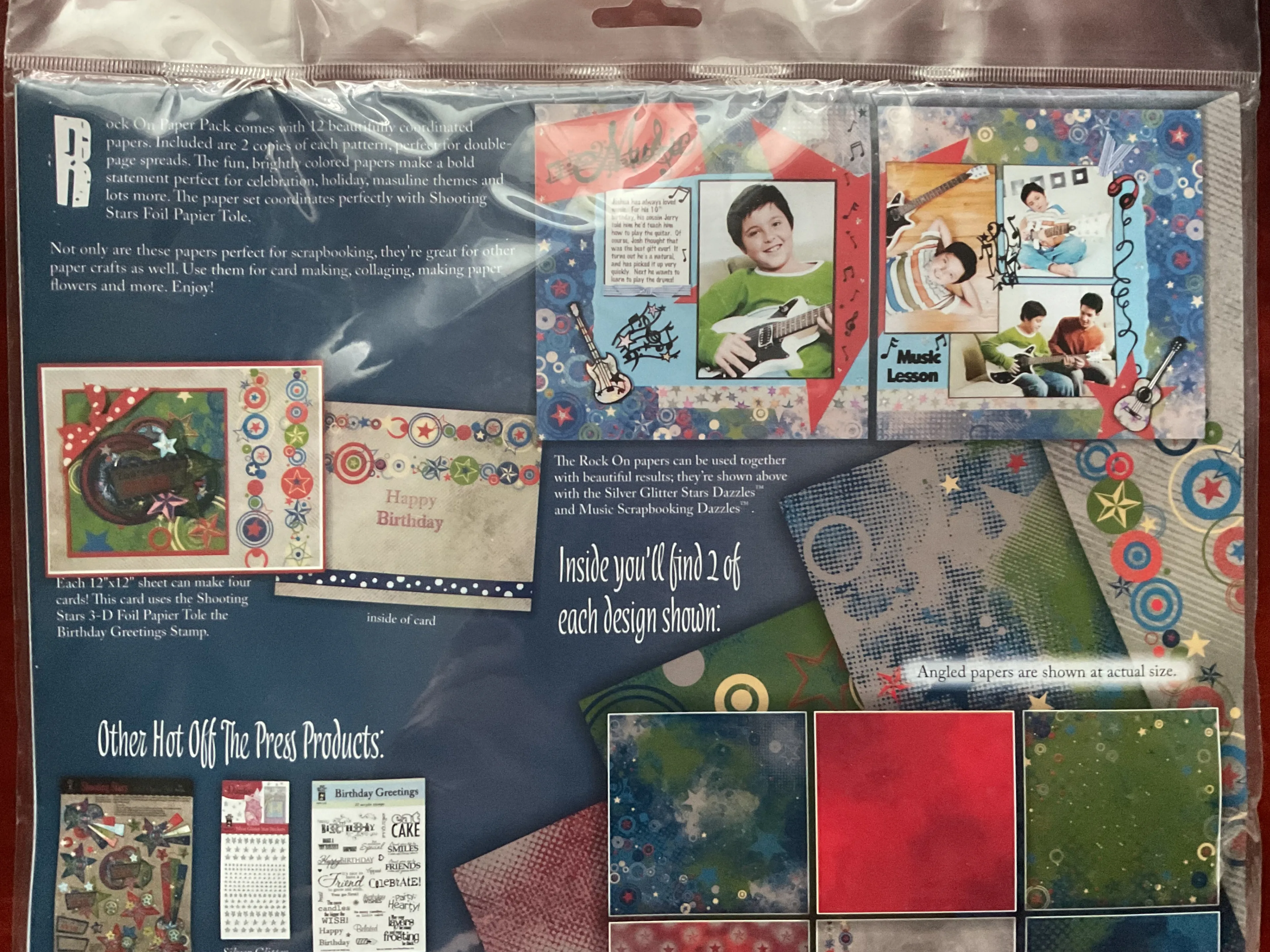 Hot Off The Press Rock On Paper Pack image indicator(4)