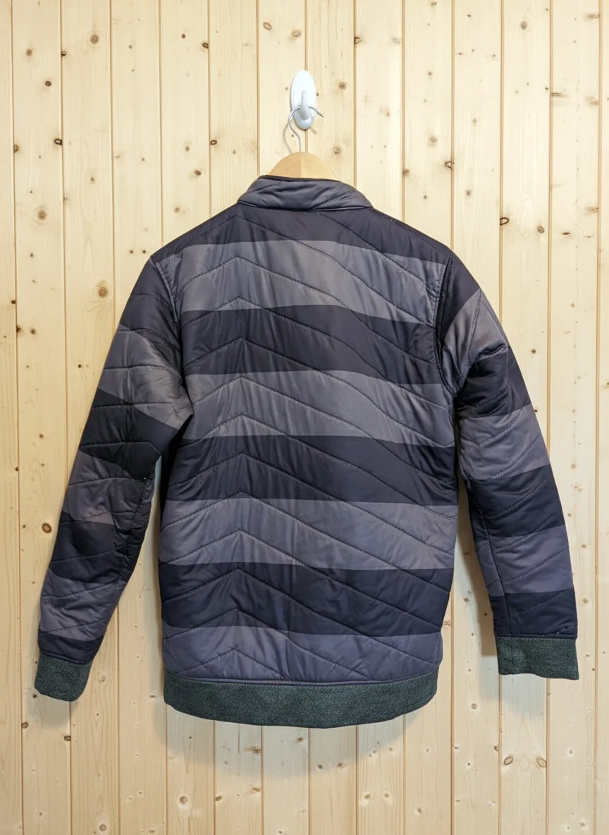 🔥NIKE Mens Quilted Padded Training Winter Jacket Gray Coat Sz(L) image indicator(6)