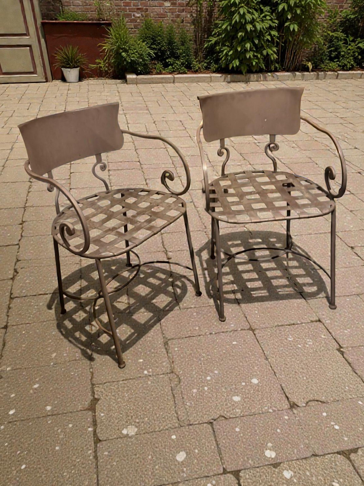 Metal Accent Chairs – Set of 2 VERY HEAVY - photo 5