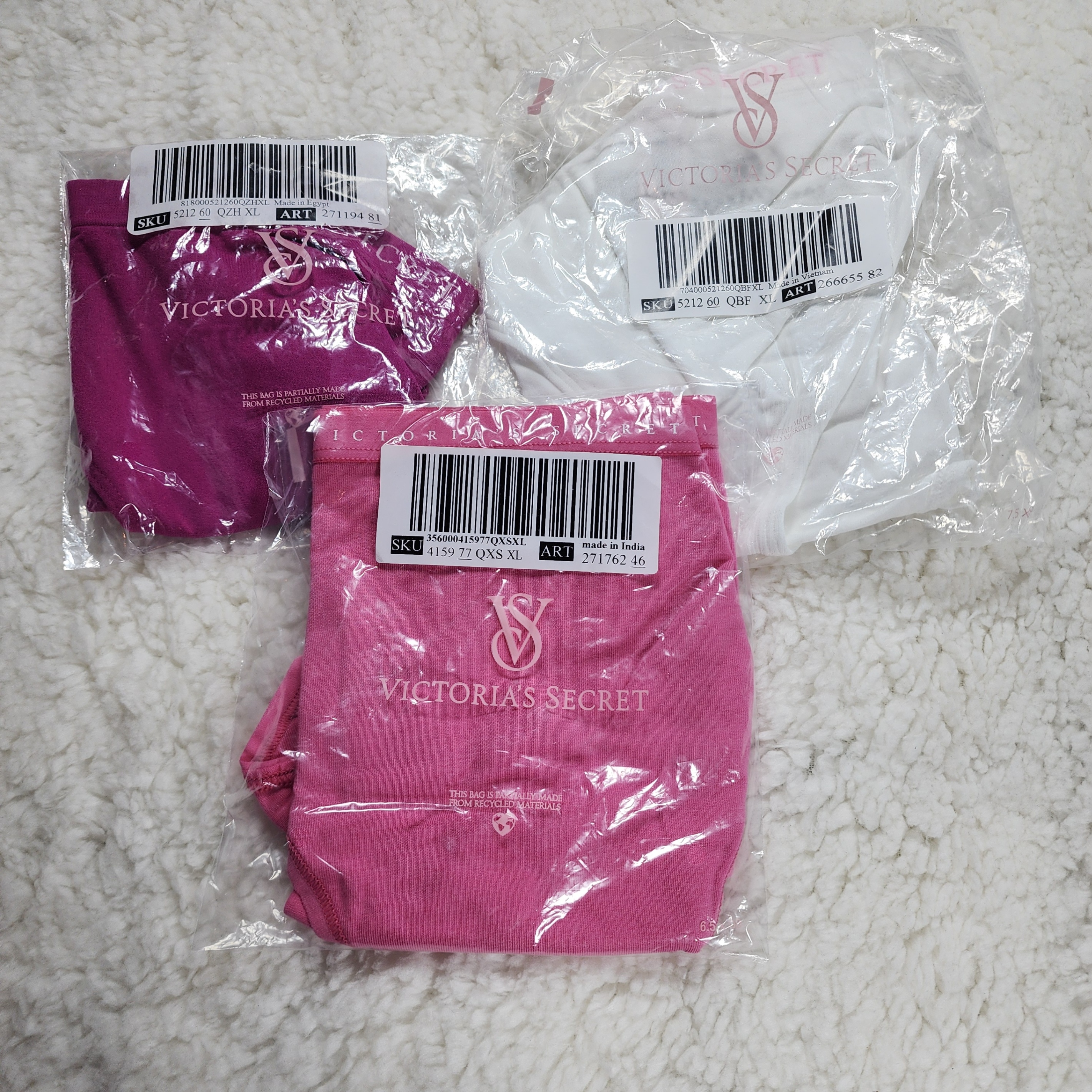 Lot of 3 Victoria's Secret Panties, Size XL, NEW WITH TAGS - photo 2
