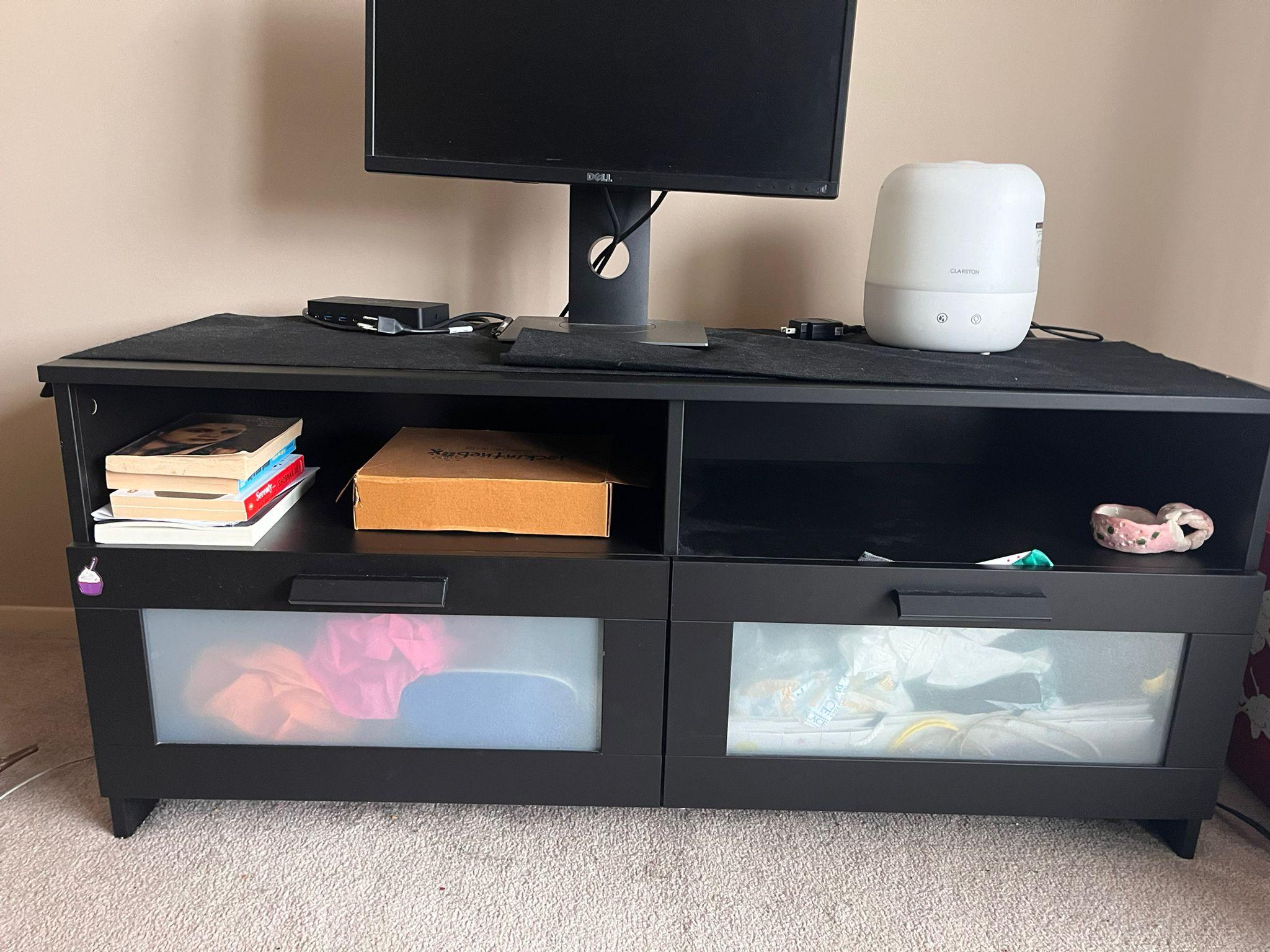 Media unit for sale- IKEA Brimnes - photo 2
