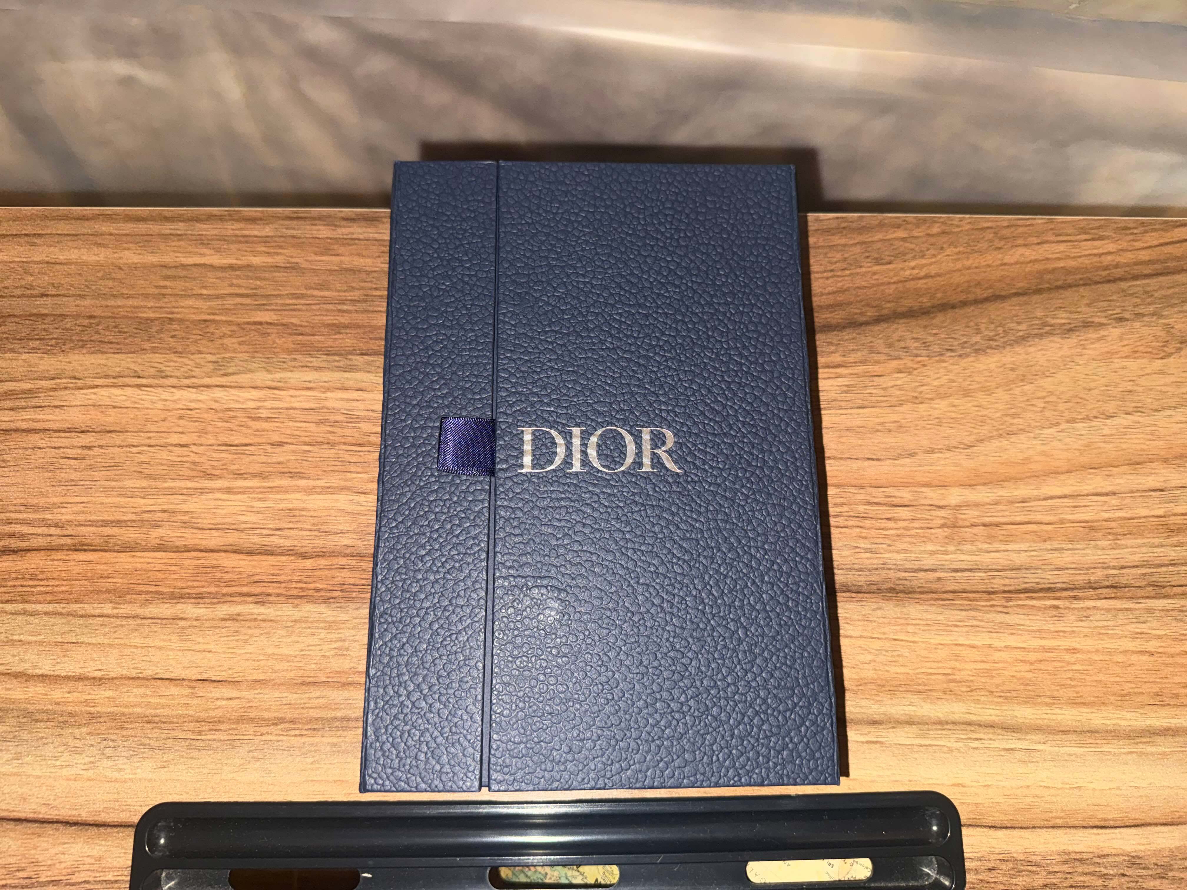 Dior Reversible Belt - Black and Navy Blue Smooth Calfskin