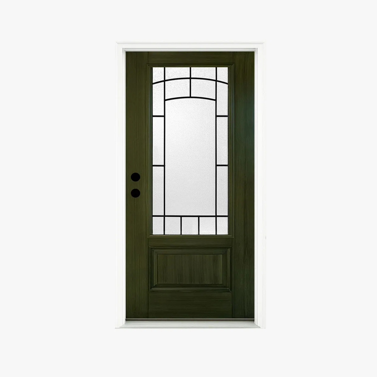 Frosted Painted Fibreglass Front Door - 36 x 80 - photo 4