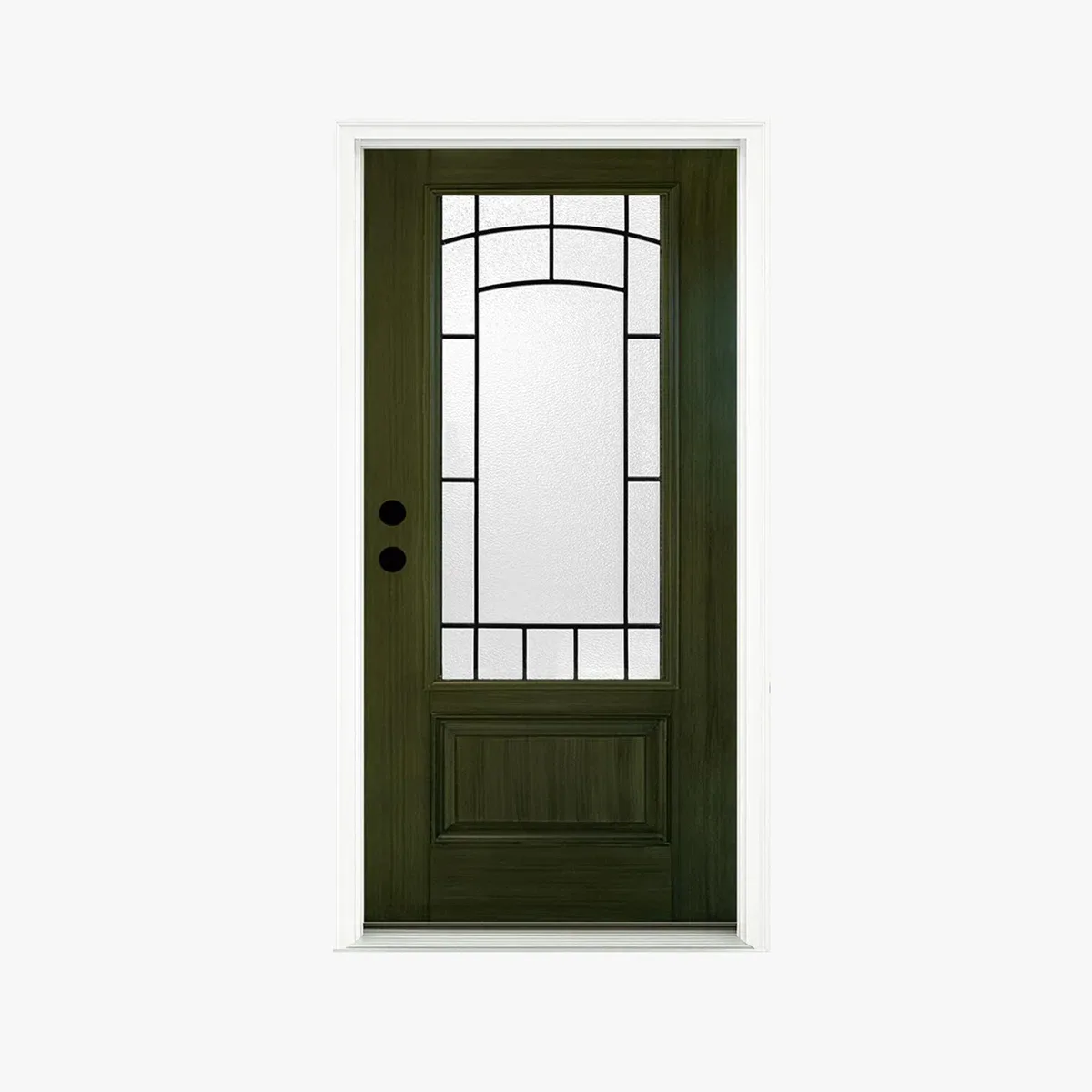 Frosted Painted Fibreglass Front Door - 36 x 80 image indicator(4)