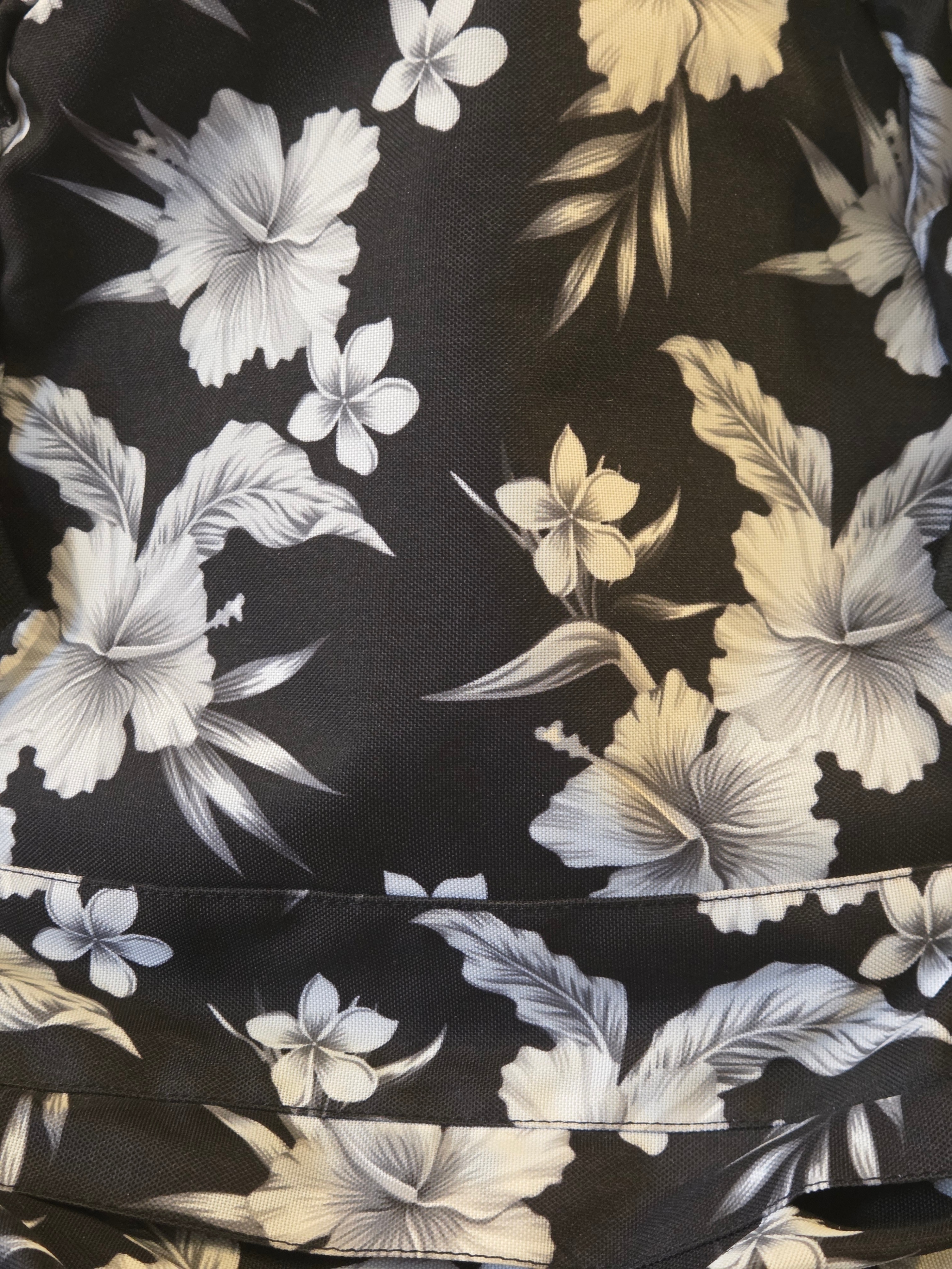 Urban Planet Canada Floral Backpack – Black/White - photo 3