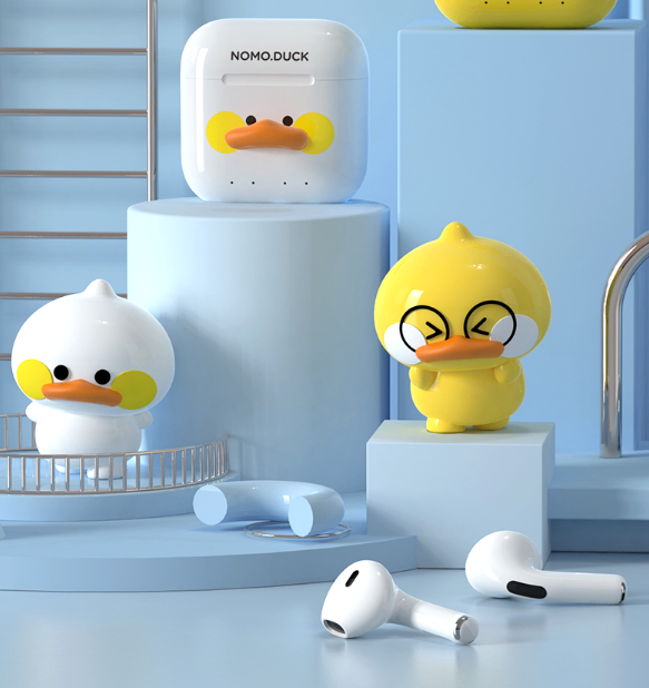 Sibyl Cute Duck Character Bluetooth Earbuds #gifting - photo 5