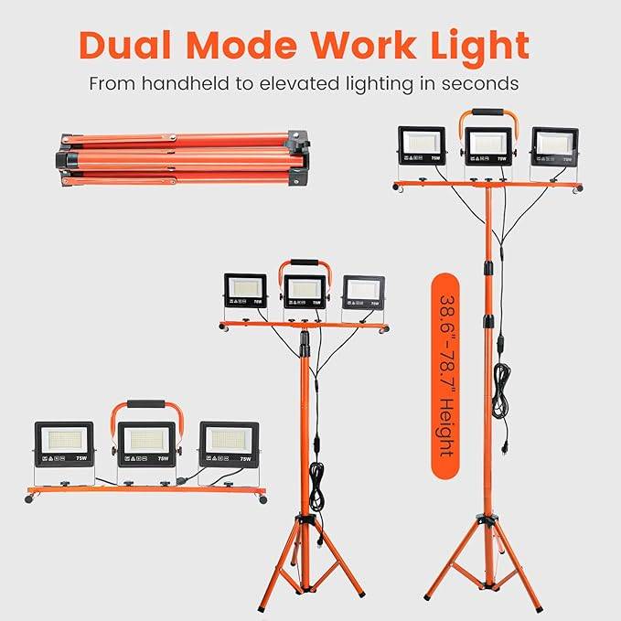 30000 Lumen Work Lights with Stand - photo 4