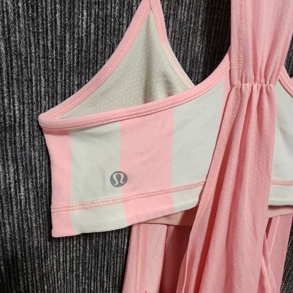 Lululemon Pink & White Tank Top - Size 6 - photo 3