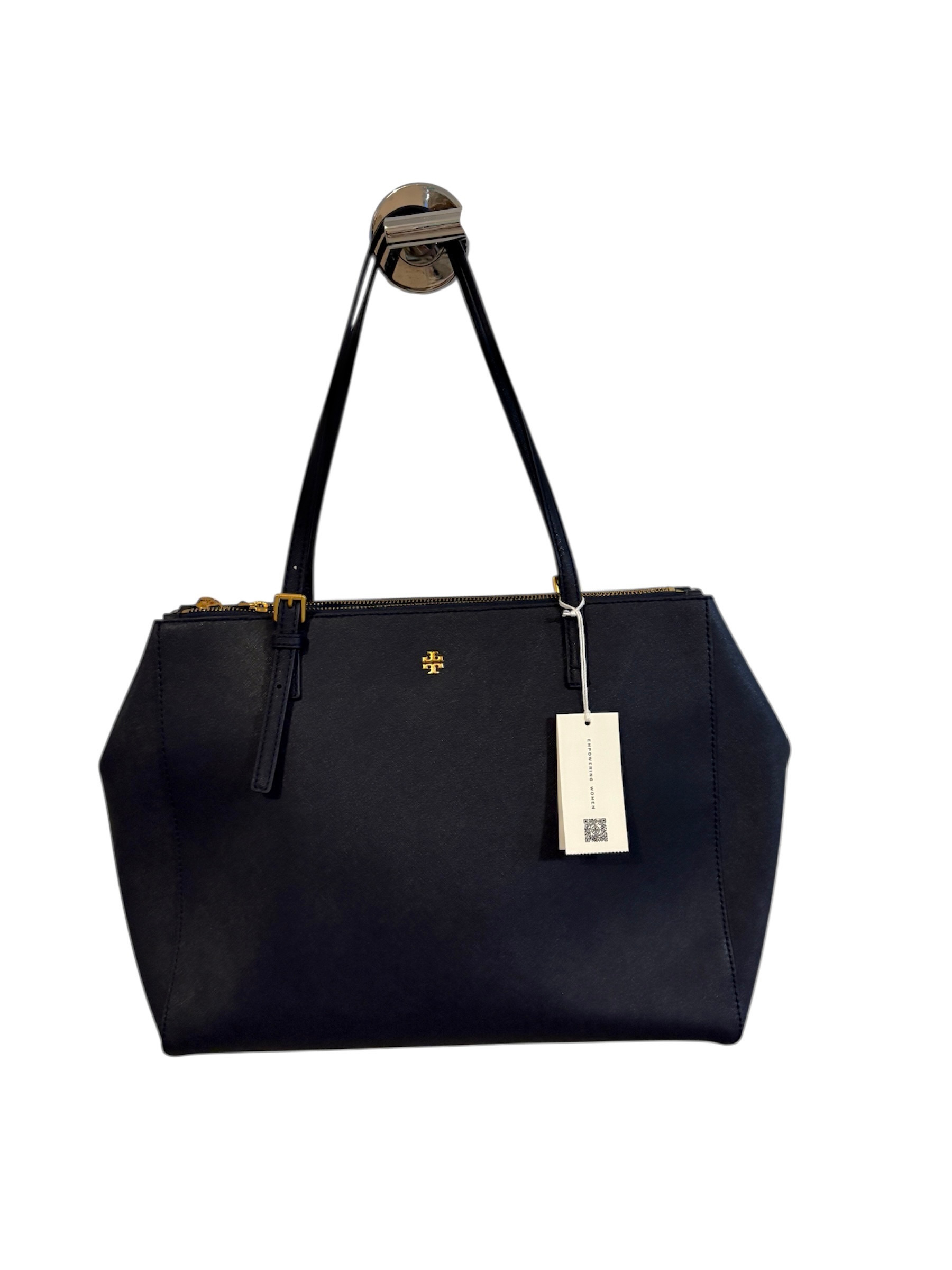 Tory Burch Emerson Navy Blue Tote Bag Brand new - photo 3