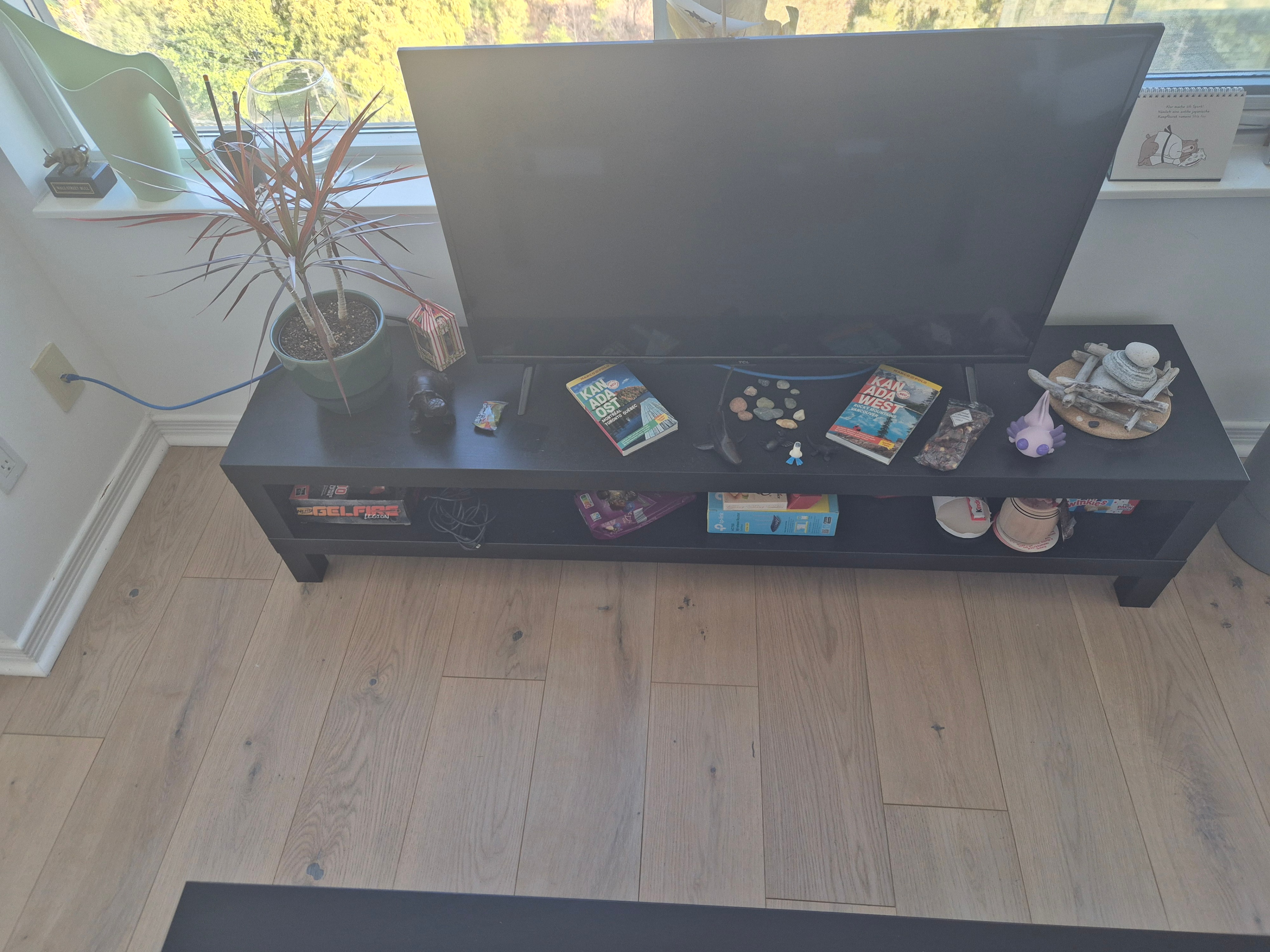 IKEA LACK TV table 160x35x36 black-brown