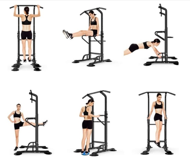 Tower Adjustable Trainer Dip Station, Pull Up Bar and Dip Stand - photo 2