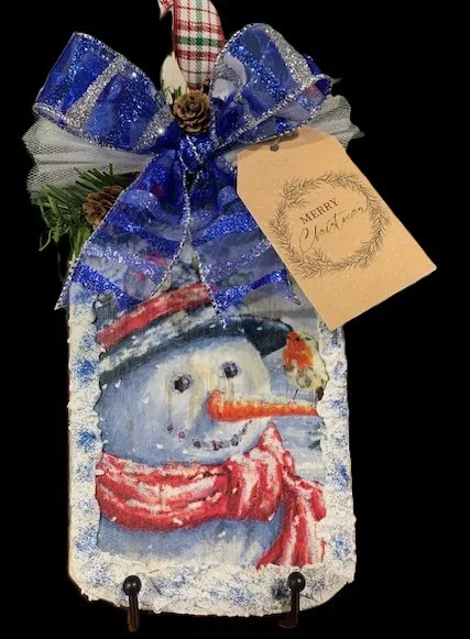 Handcrafted Christmas Wooden Cutting Board  Decorations