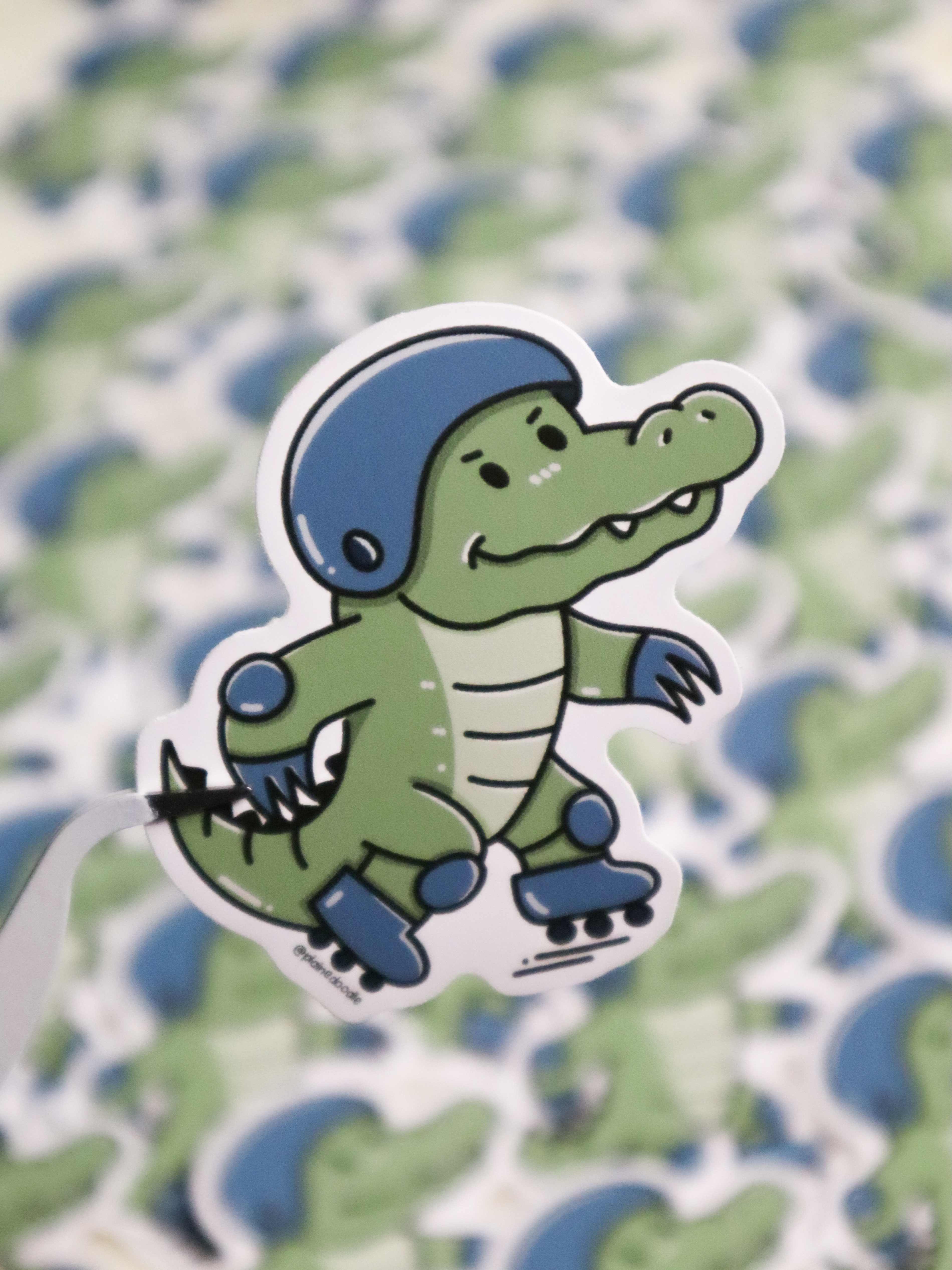 Roller Crocodile Vinyl Sticker - photo 3