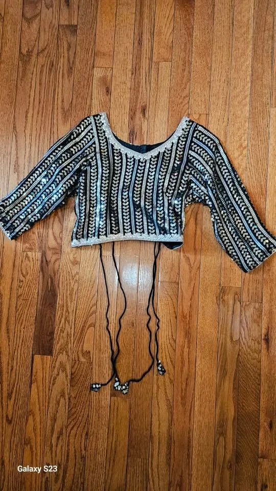 Sequin Embellished Lehenga Set