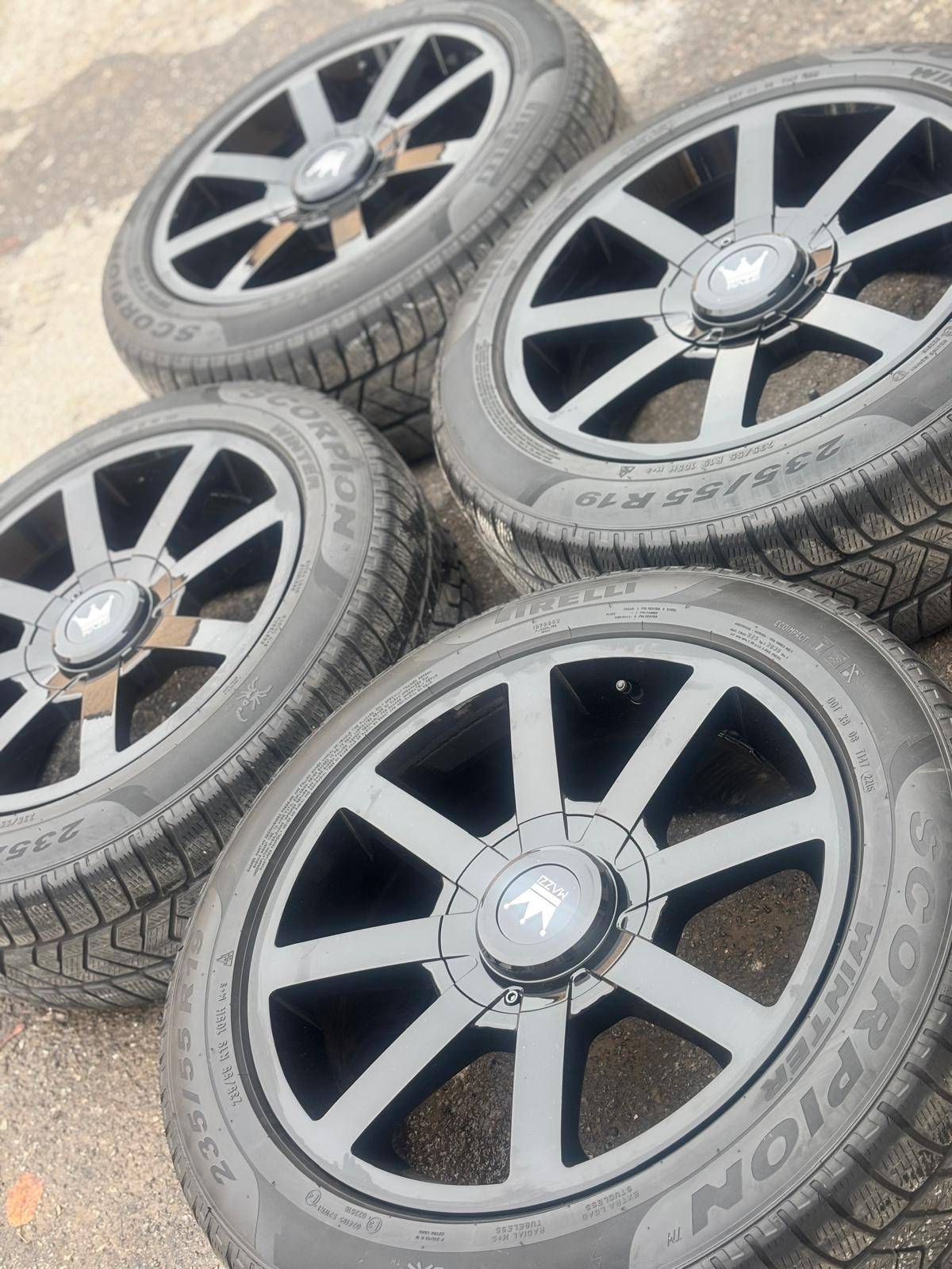 NEW 19"Mazzi(5x108/5x114)+used Pirelli snow-GV70/SantaFe/Telluri - photo 4
