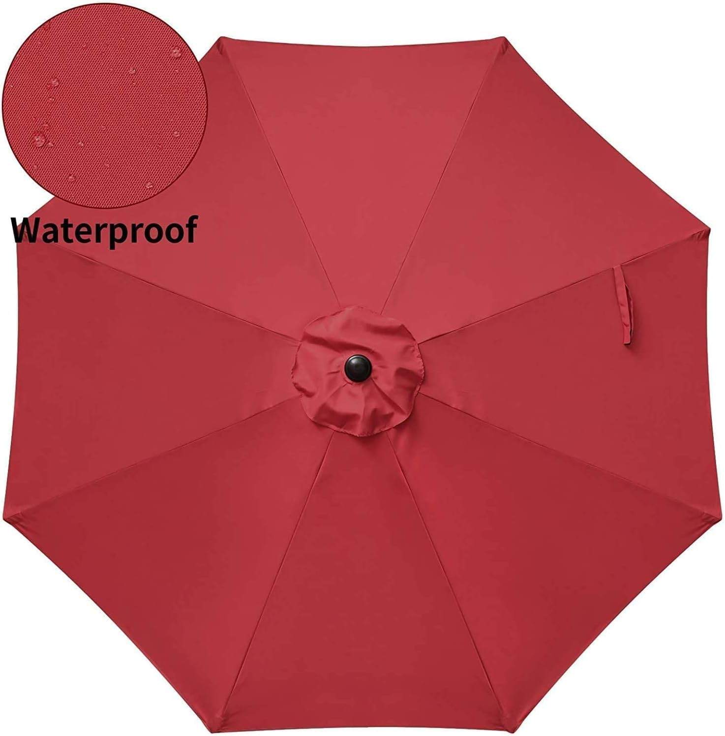 Simple Deluxe 9ft Outdoor Market Table Patio Umbrella - photo 3