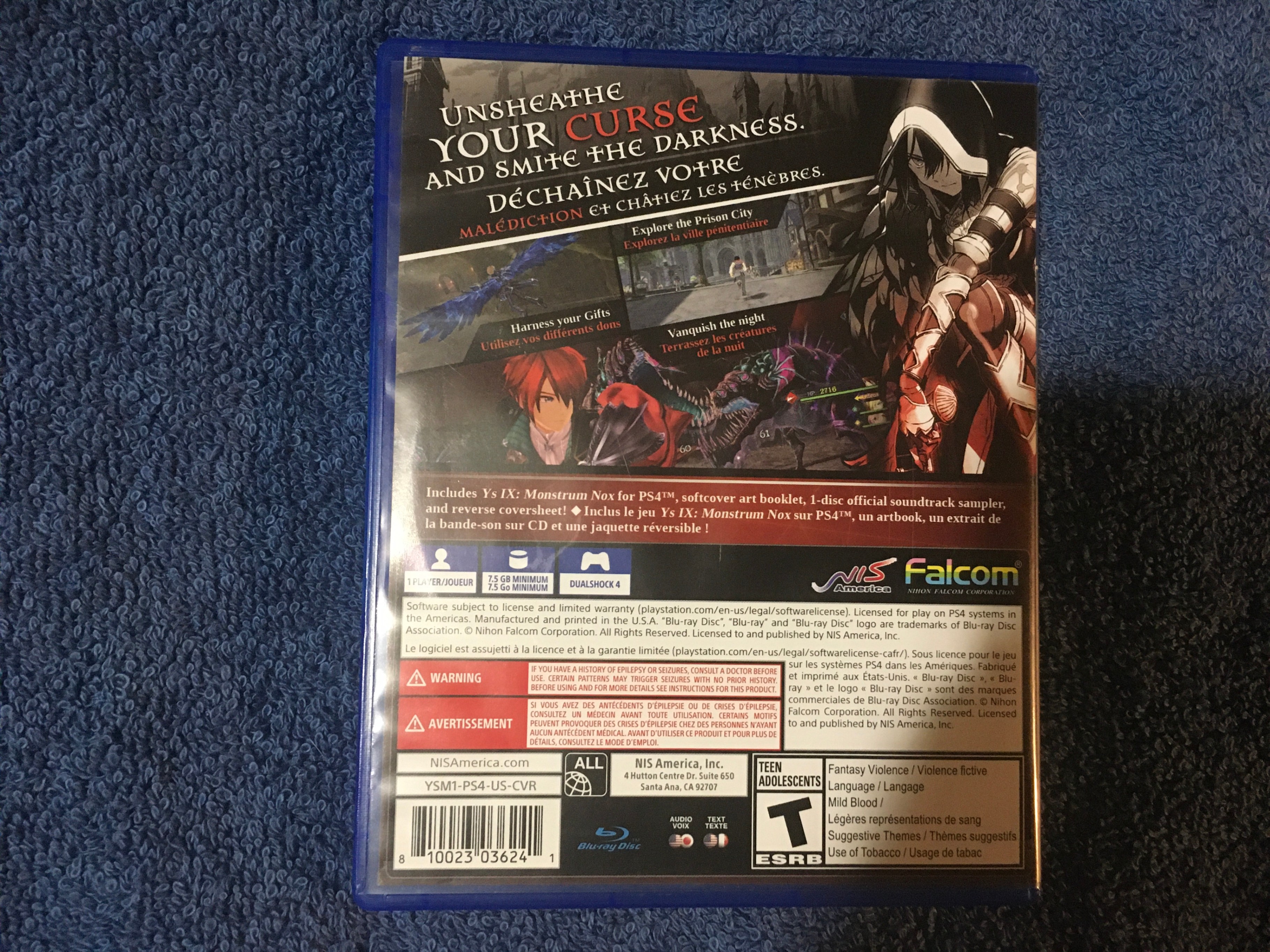Ys IX: Monstrum Nox Pact Edition PS4 Game - photo 2