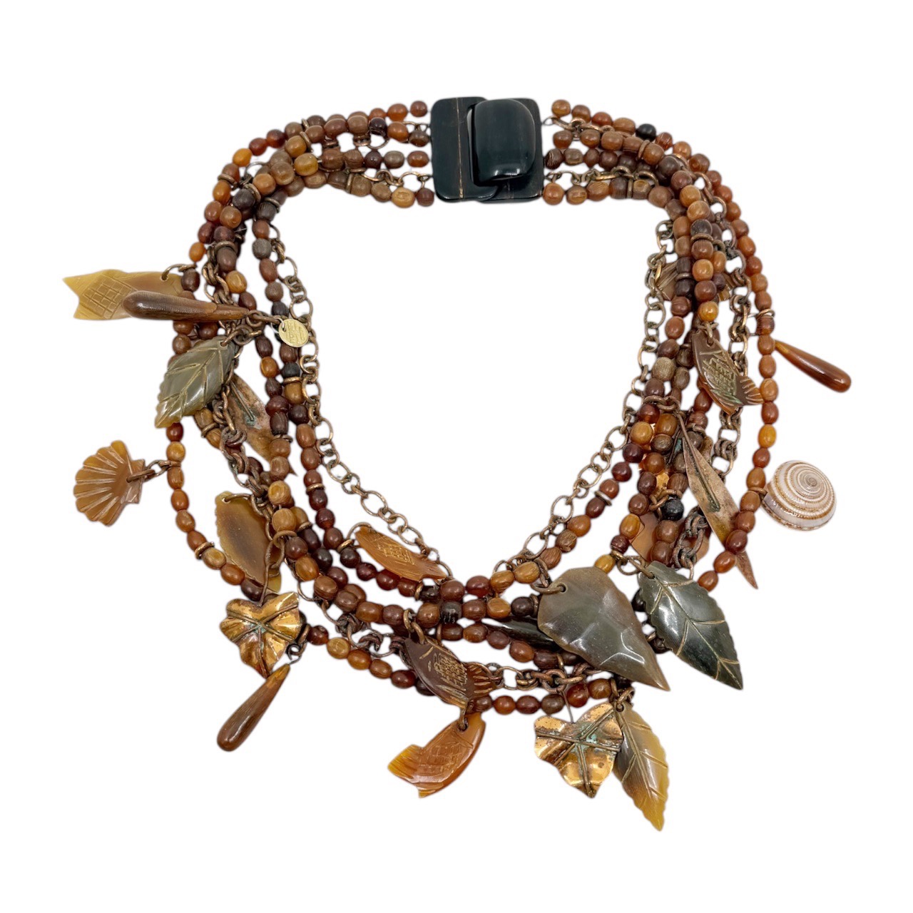 Gerda Lynggaard for Monies horn Copper necklace
