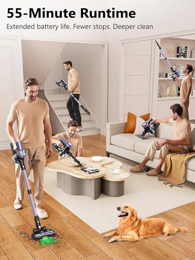 Violet Cordless Vacuum Cleaner - photo 4