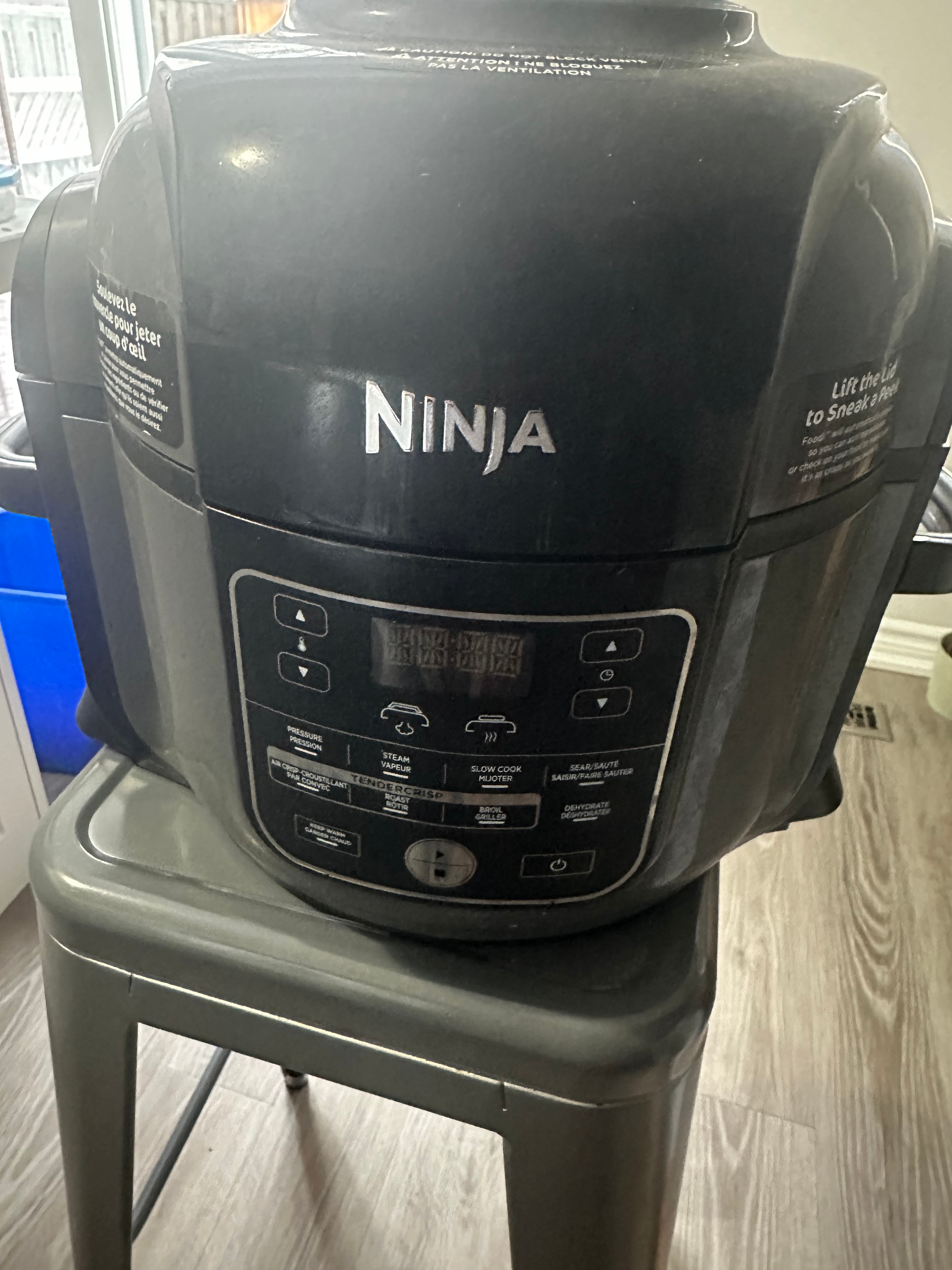Ninja Foodi Air Fryer with Pressure Cooker Lid, 6.5-Quart
