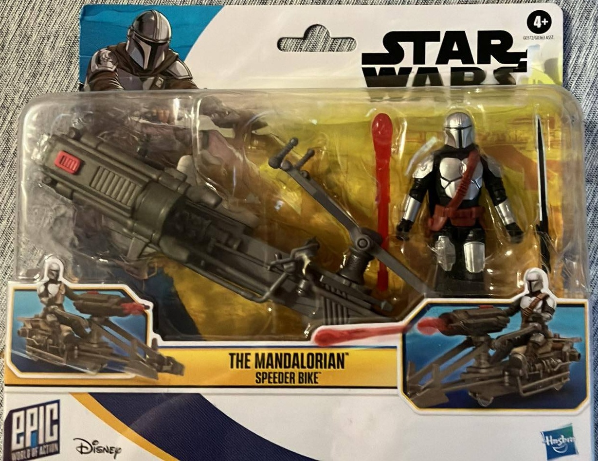 Star Wars Epic World of Action The Mandalorian 4" Action Figure