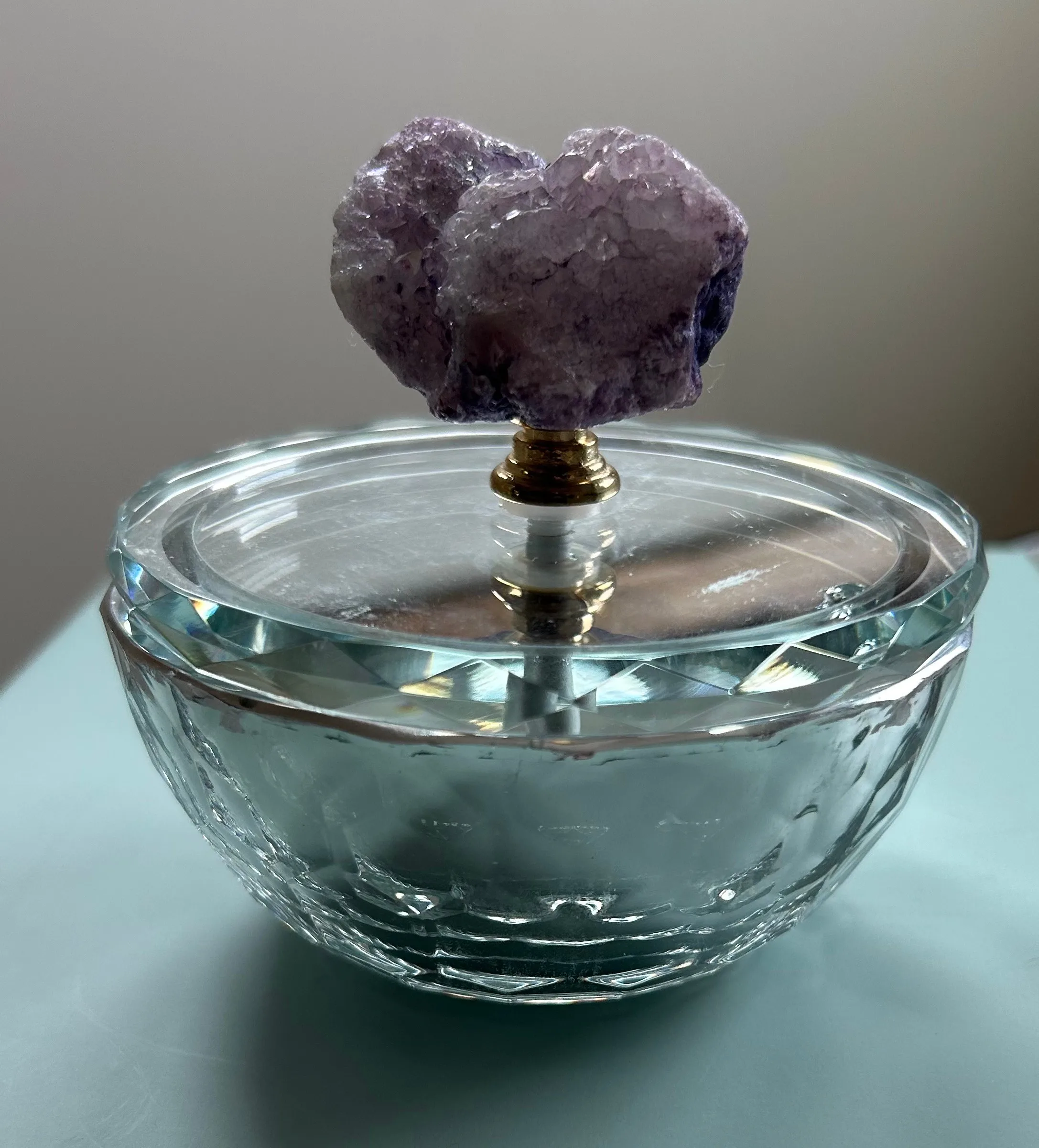 Amethyst Mirror Bowl