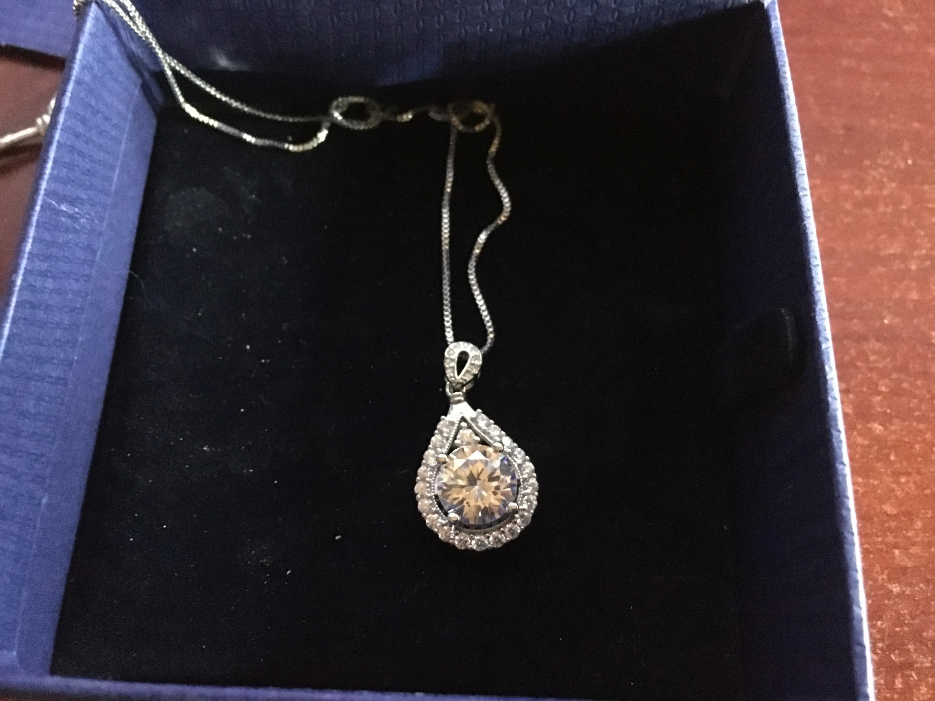 Swarovski Teardrop Pendant Necklace