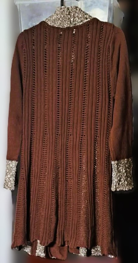 Long Cable-Knit Cardigan Sweater #Cleanout - photo 3