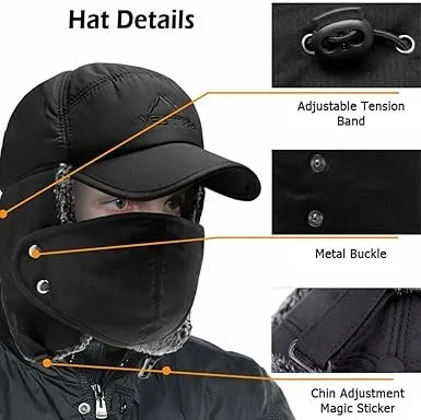 Men's & Women's Thermal with Detachable Face Mask image indicator(10)