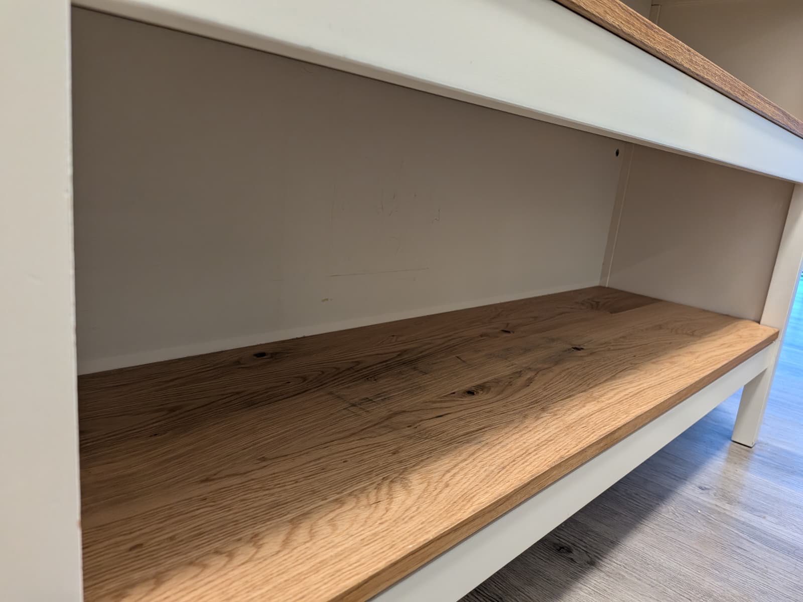 Kitchen island, off-white/oak - photo 5