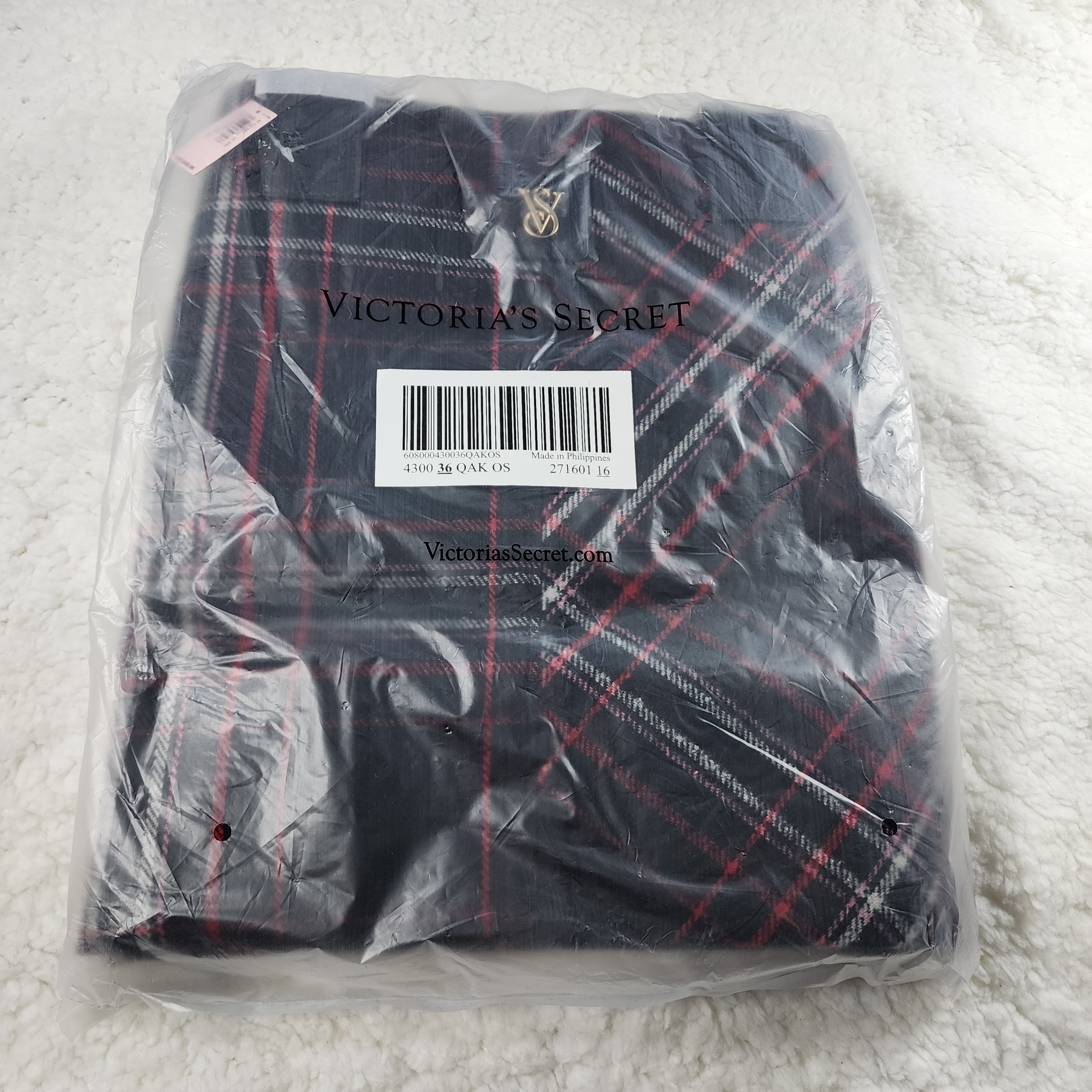 Victoria's Secret Plaid Tote Bag NEW WITH TAGS - photo 3