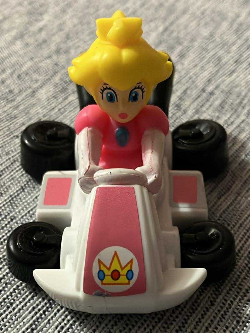 McDonalds Mario Kart Princess Peach Figure - 3 Inches