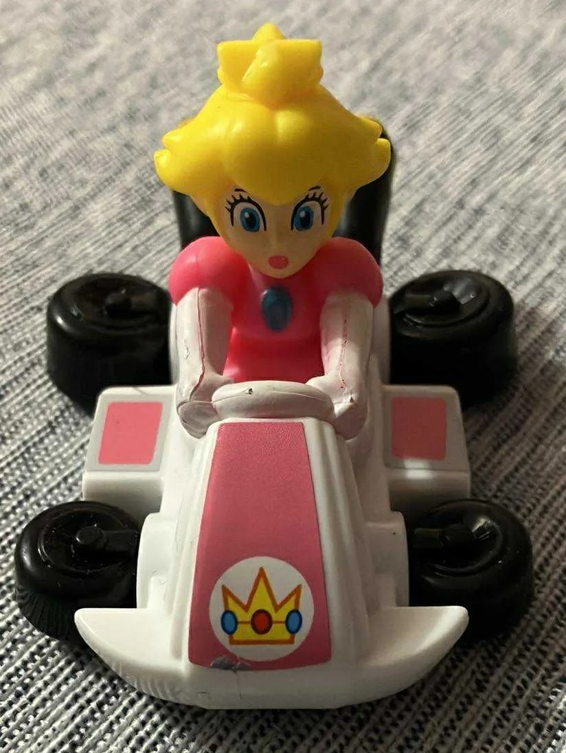 McDonalds Mario Kart Princess Peach Figure - 3 Inches