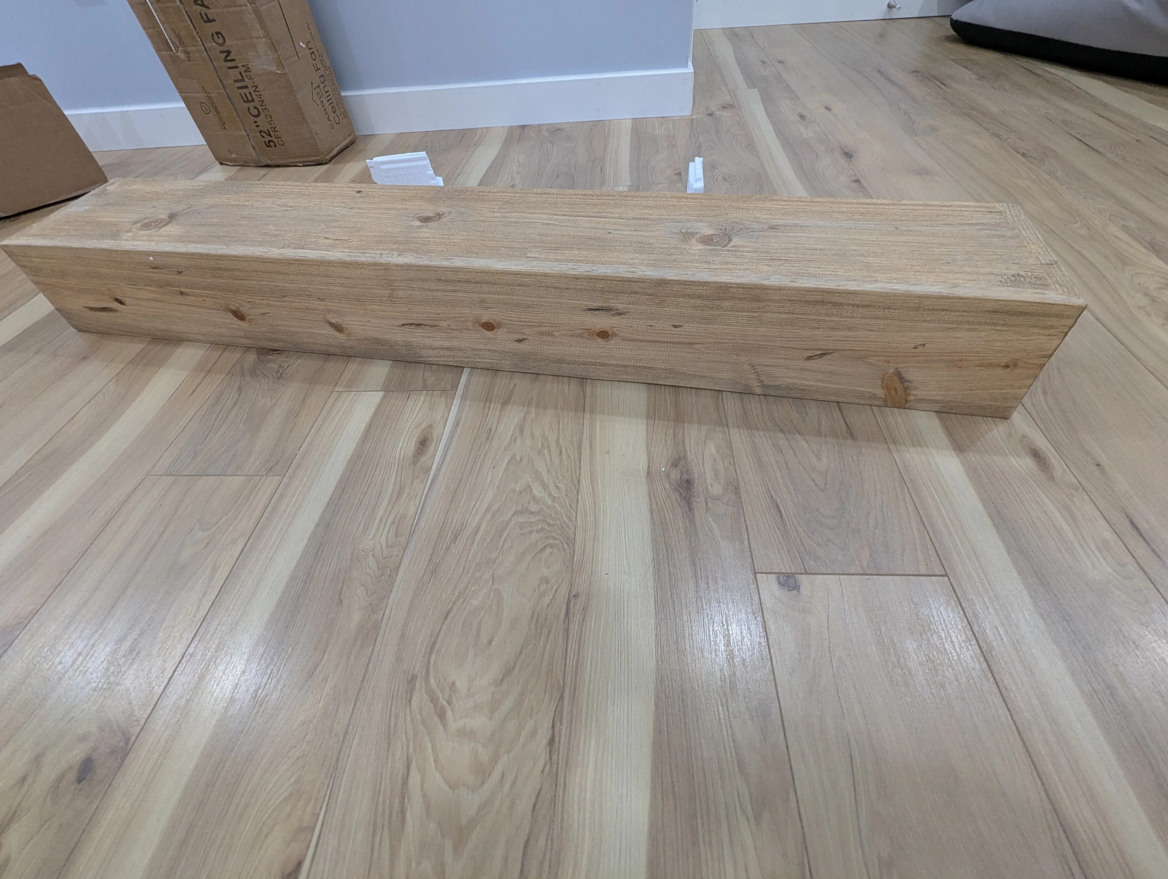 Modern Farmhouse Fireplace Shelf Mantel - 48" image indicator(9)