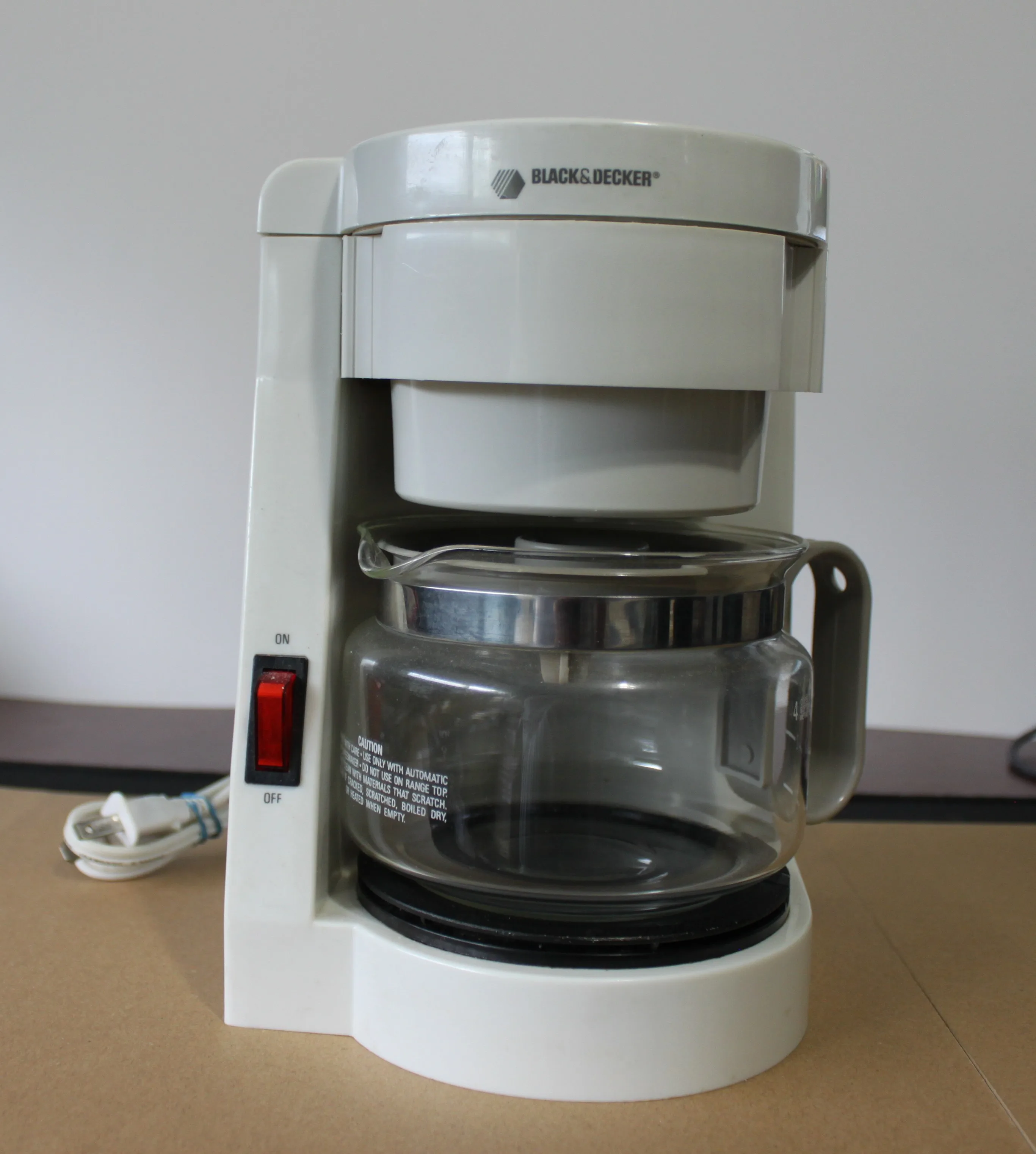 Black & Decker 4 cup personal coffee maker