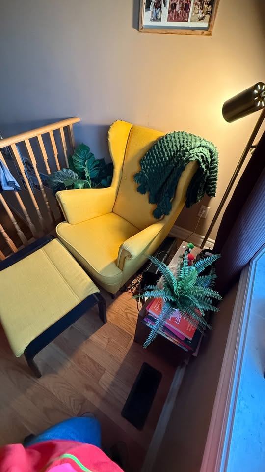 Iconic IKEA STRANDMON Yellow Armchair Bundle - photo 4