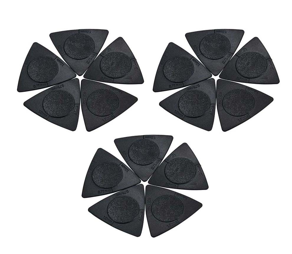 15 pcs Multi-Thickness Guitar Picks – 0.5mm, 0.75mm, 1.0mm