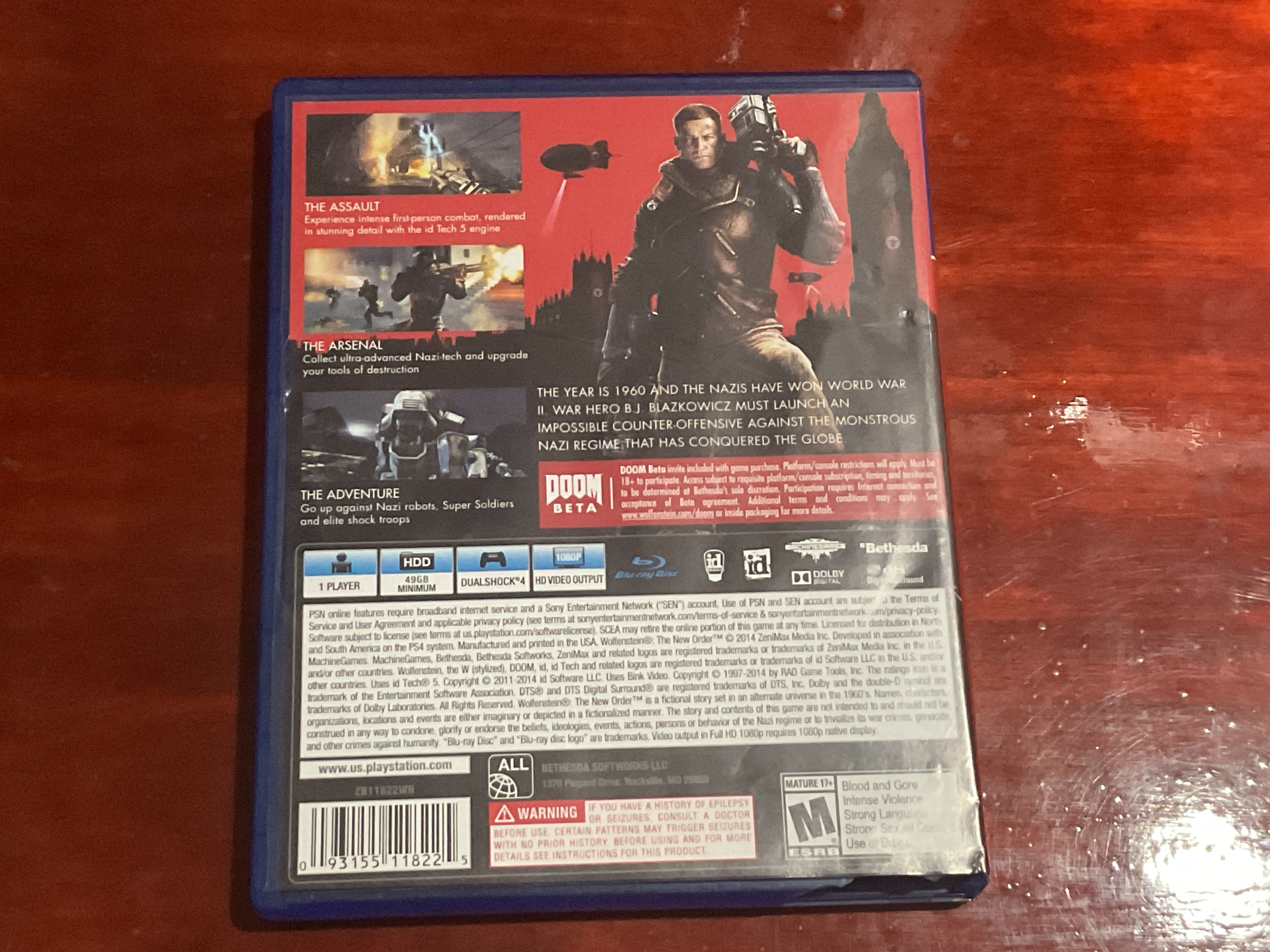 Wolfenstein: The New Order - PS4 Game - photo 2