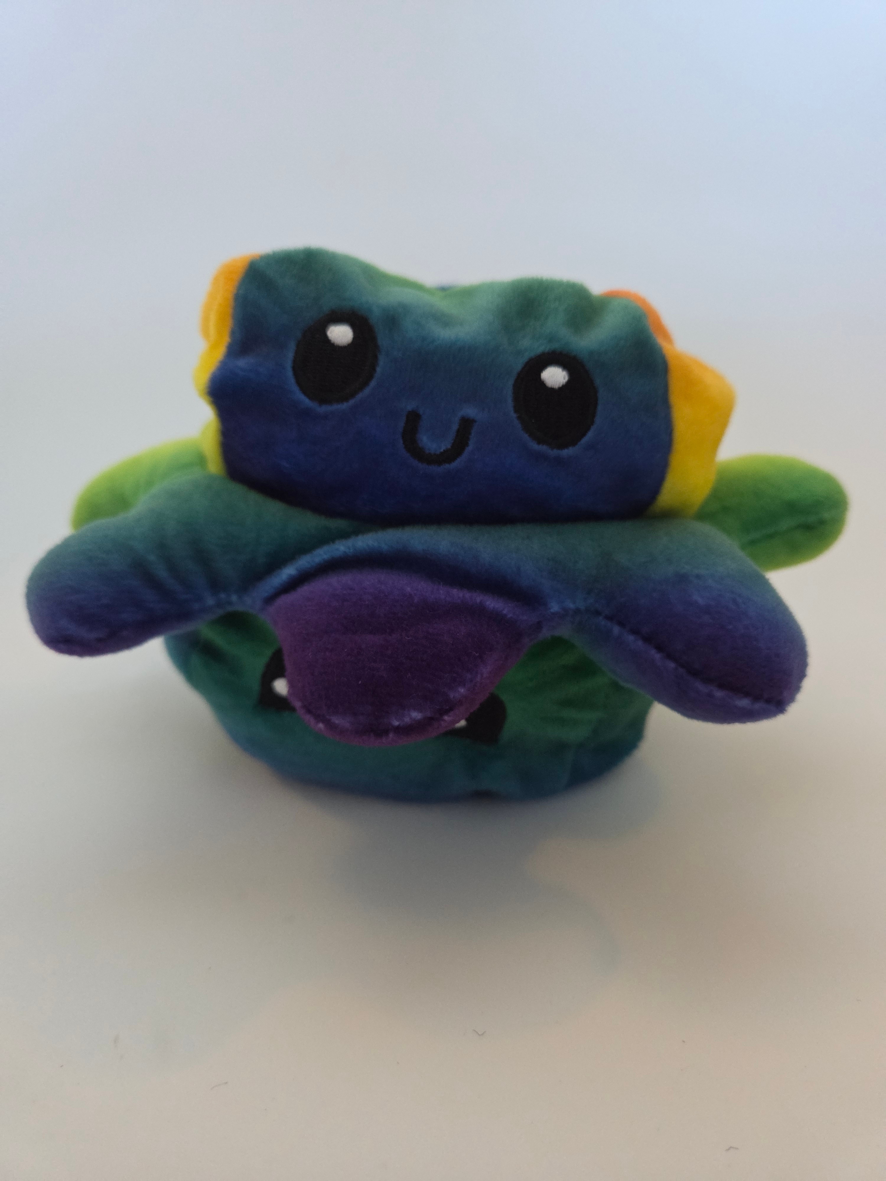 Reversible Rainbow Octopus Plush – New, 14 cm - photo 3