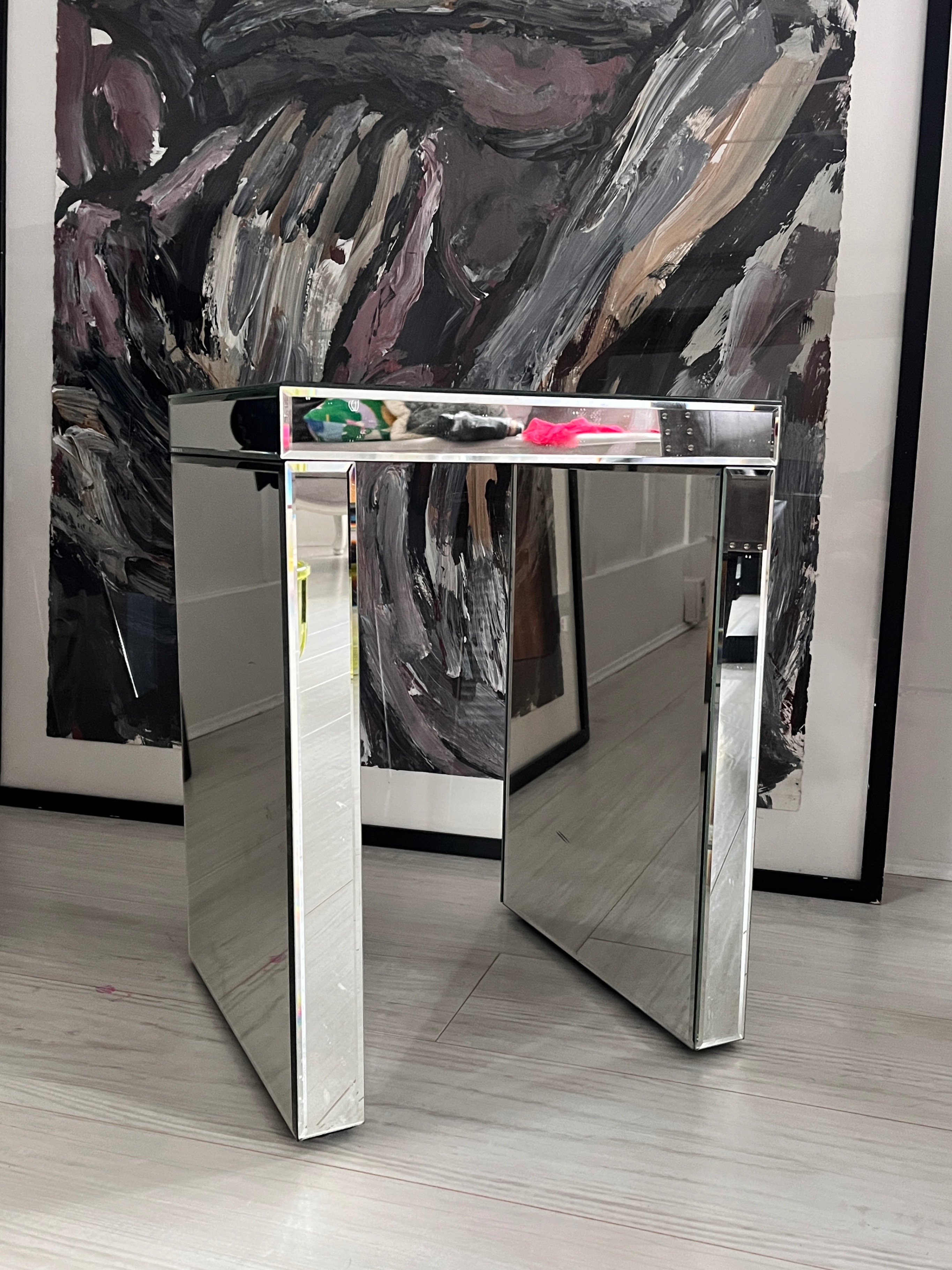 Mirrored Side Table - photo 2
