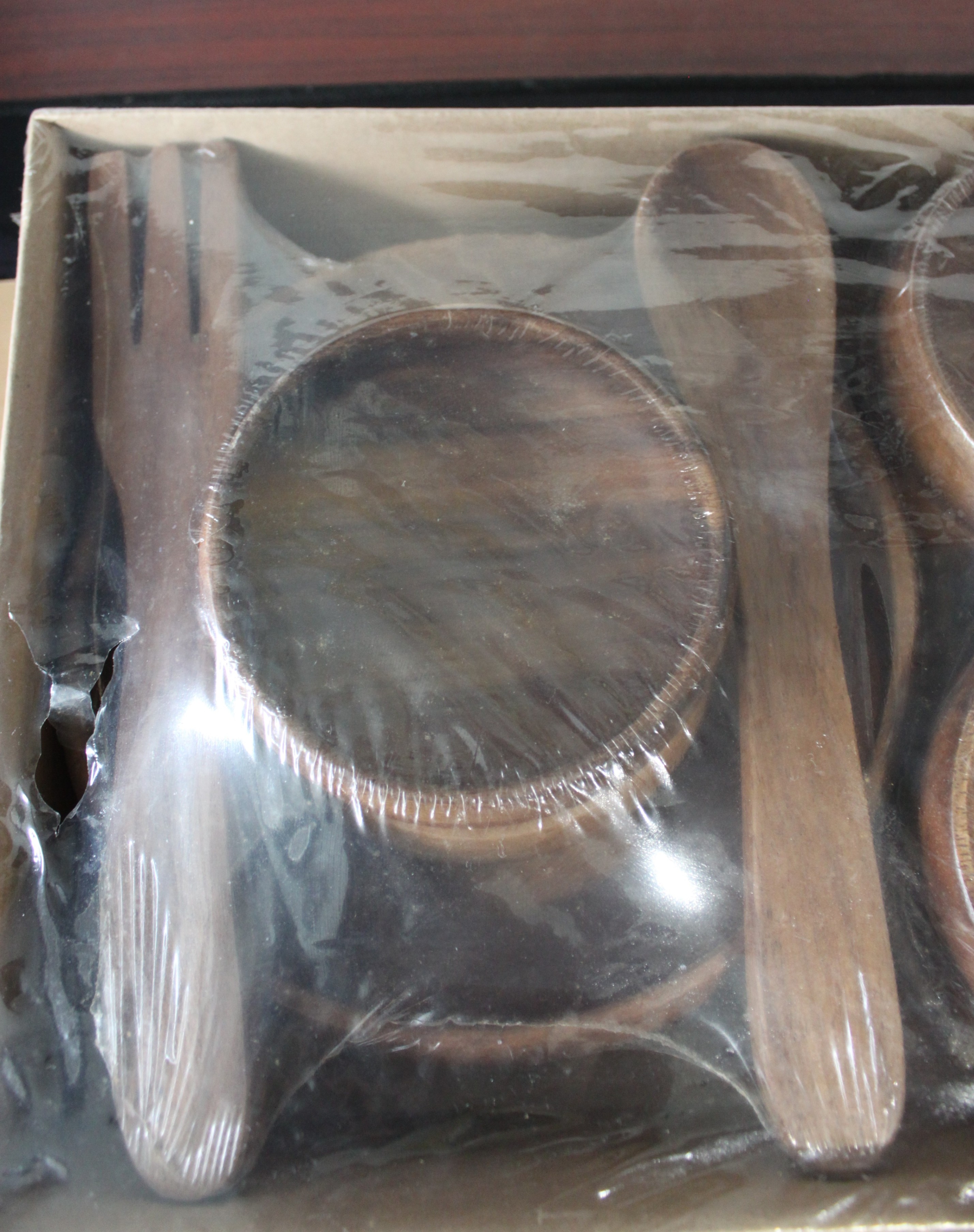 Wooden Salad Bowl Set - photo 2