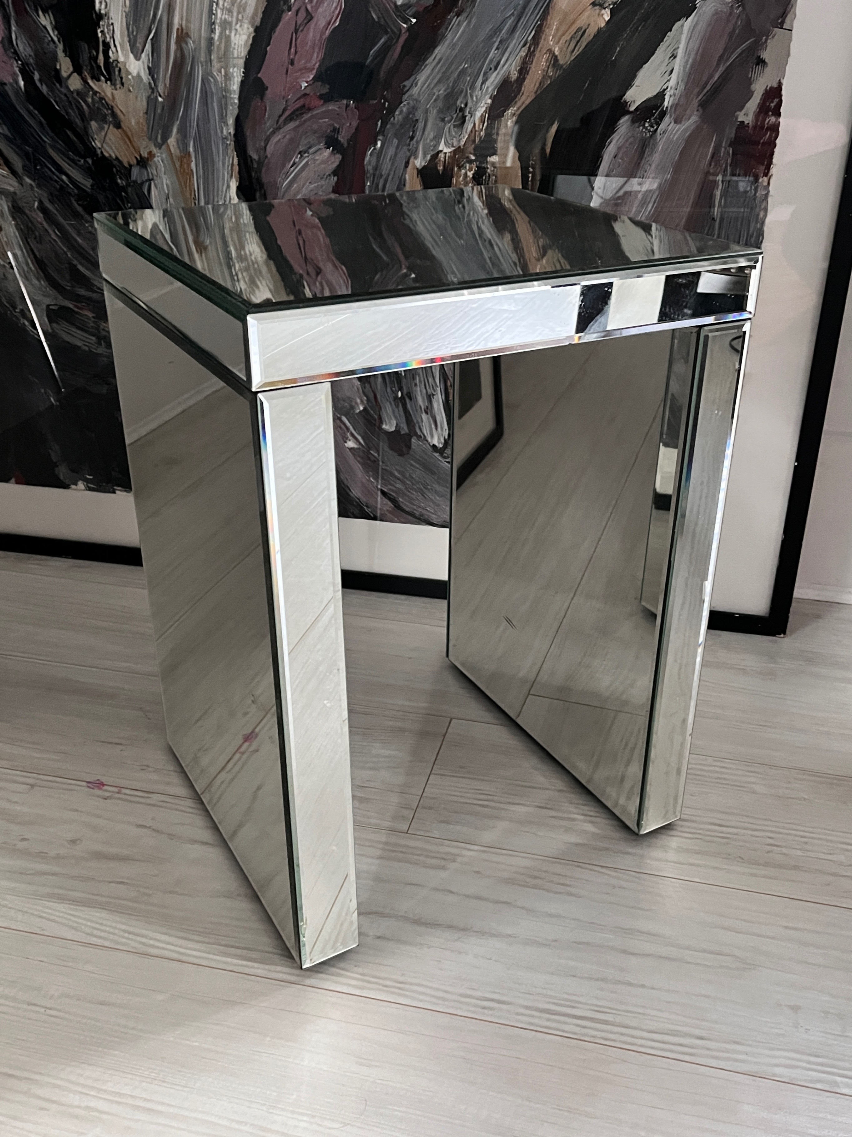 Mirrored Side Table
